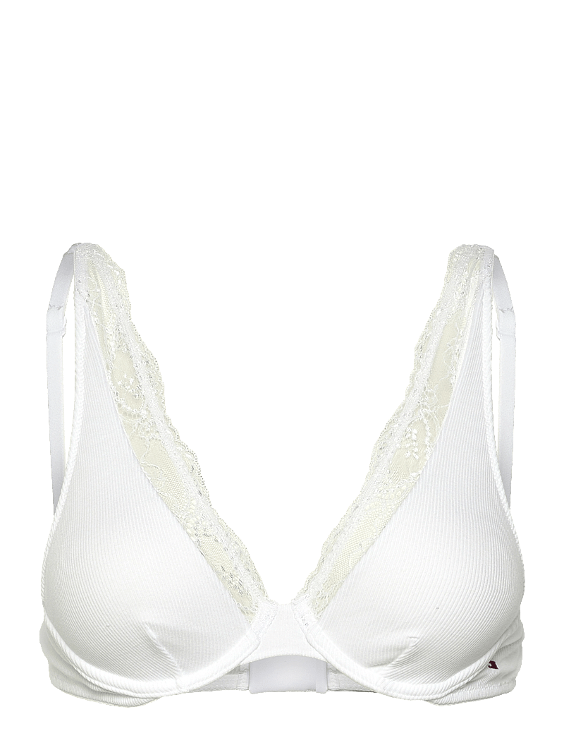 Tommy Hilfiger - UNLINED PLUNGE BRA (EXT. SIZE) - plunge rinnahoidjad - white - 1