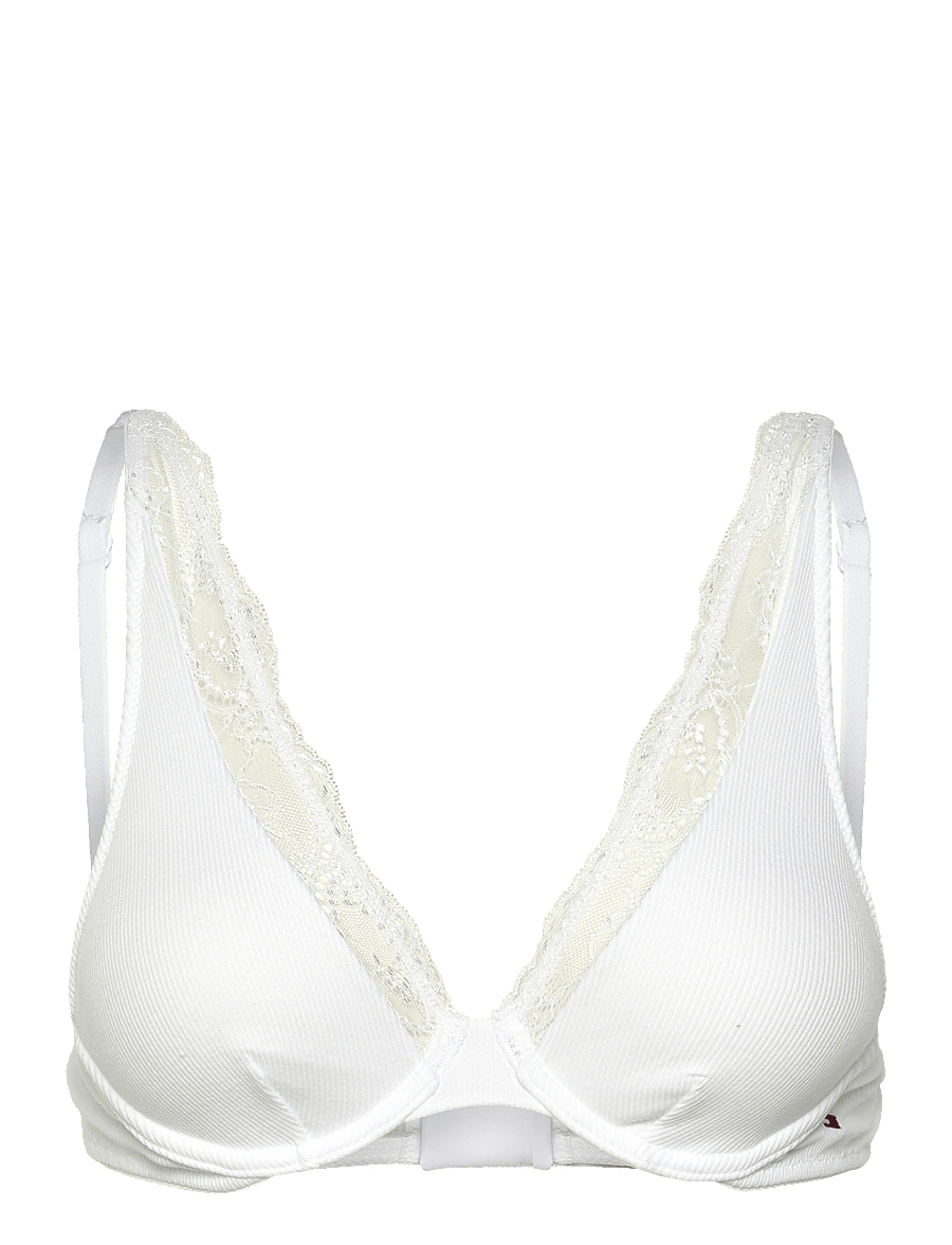 Tommy Hilfiger - UNLINED PLUNGE BRA (EXT. SIZE) - plunge bh's - white - 1