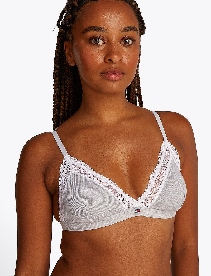 Tommy Hilfiger - UNLINED TRIANGLE - non wired bras - light grey heather - 0