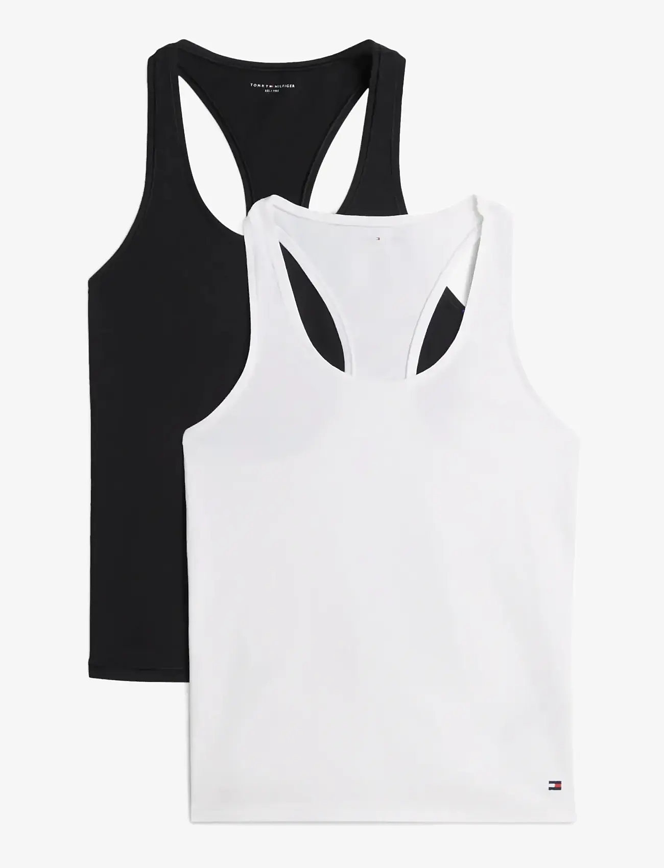 Tommy Hilfiger - 2 PACK TANK TOP - sleeveless tops - black   white - 1
