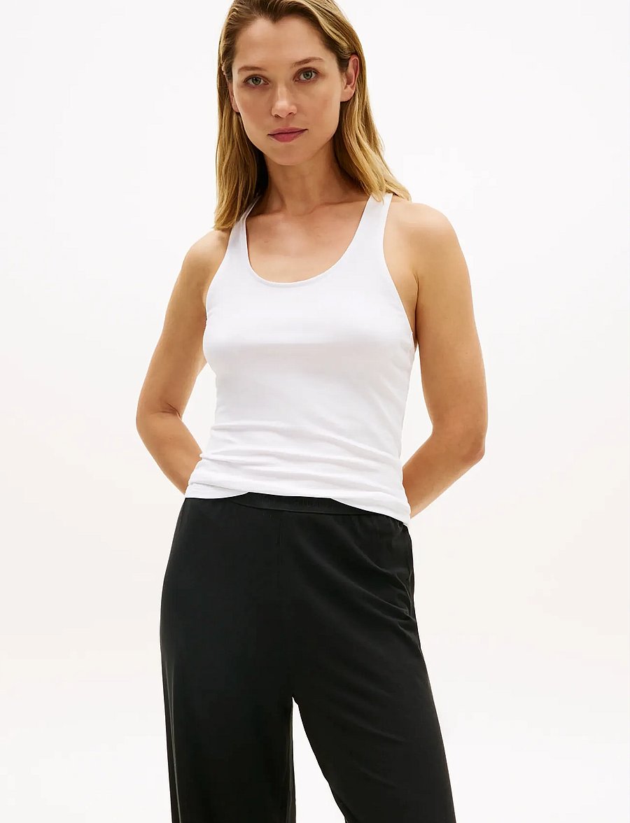 Tommy Hilfiger - 2 PACK TANK TOP - Ärmellose tops - black white - 3