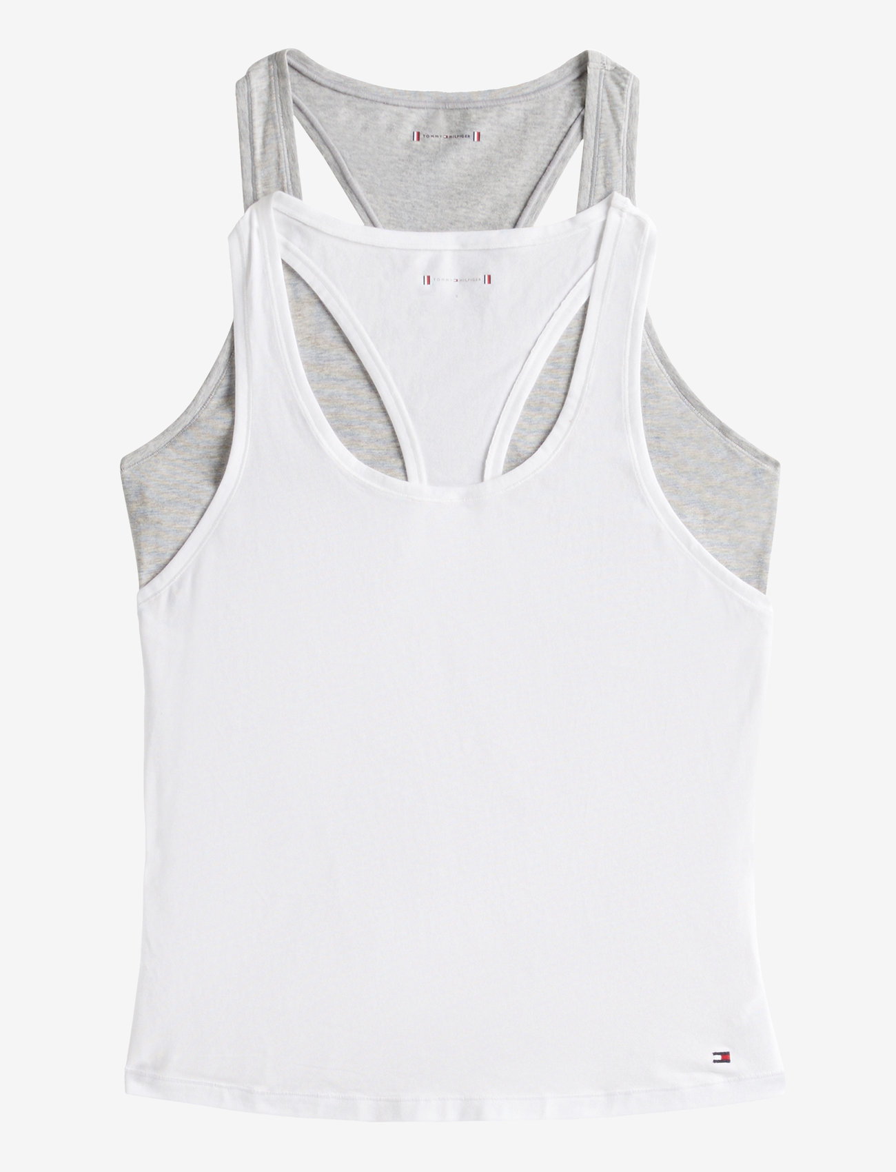 Tommy Hilfiger - 2 PACK TANK TOP - tanktops - white  light grey hthr - 1