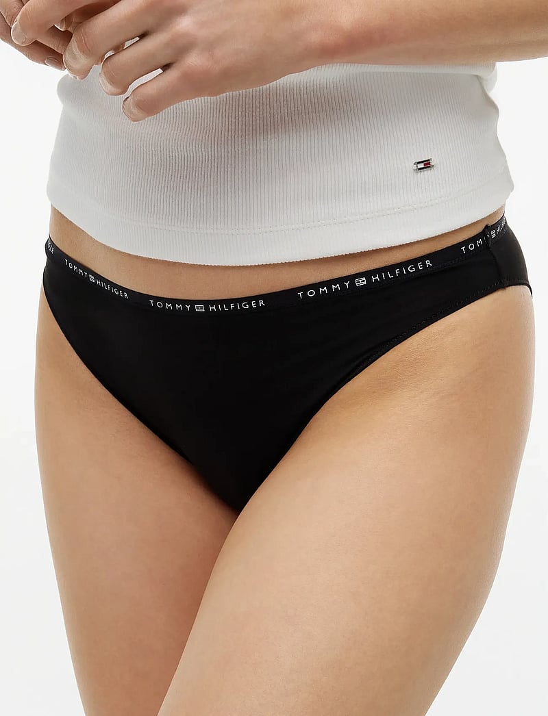 Tommy Hilfiger - 3 PACK MULTI SHAPE BOTTOM - brazilian slips - black black black - 4