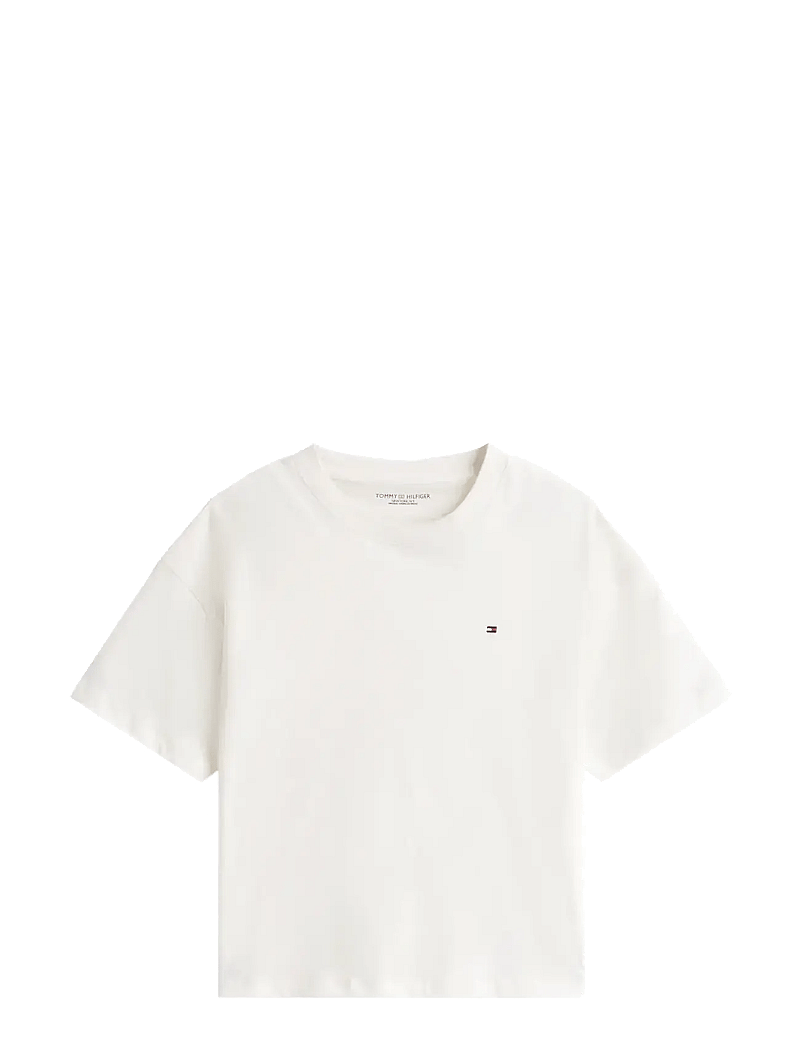 Tommy Hilfiger - SS PRT PJ SHORT SET (EXT. SIZE) - pyjamas - ivory silk/breton brilliant orange - 1