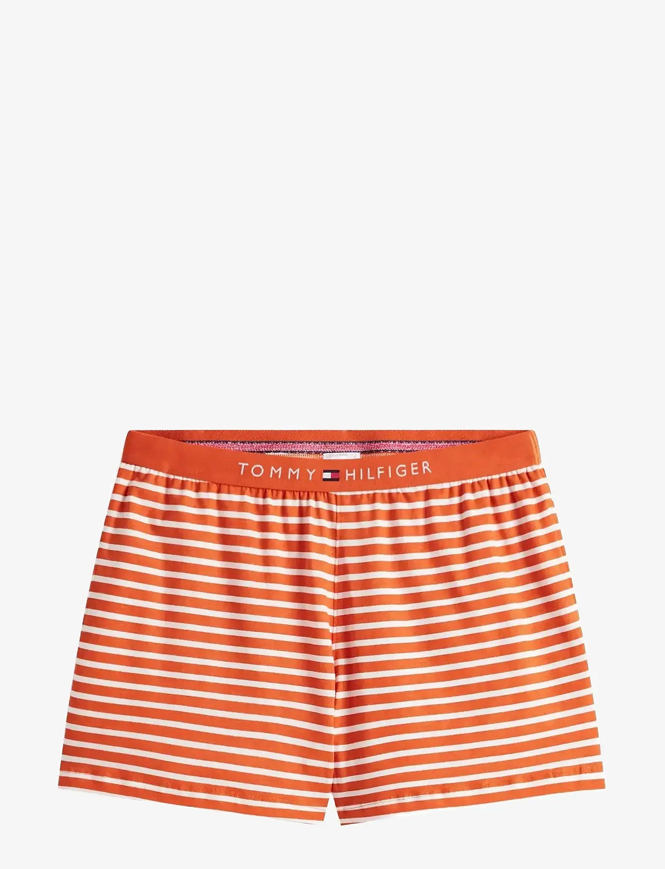 Tommy Hilfiger - SS PRT PJ SHORT SET (EXT. SIZE) - pyjamas - ivory silk/breton brilliant orange - 2
