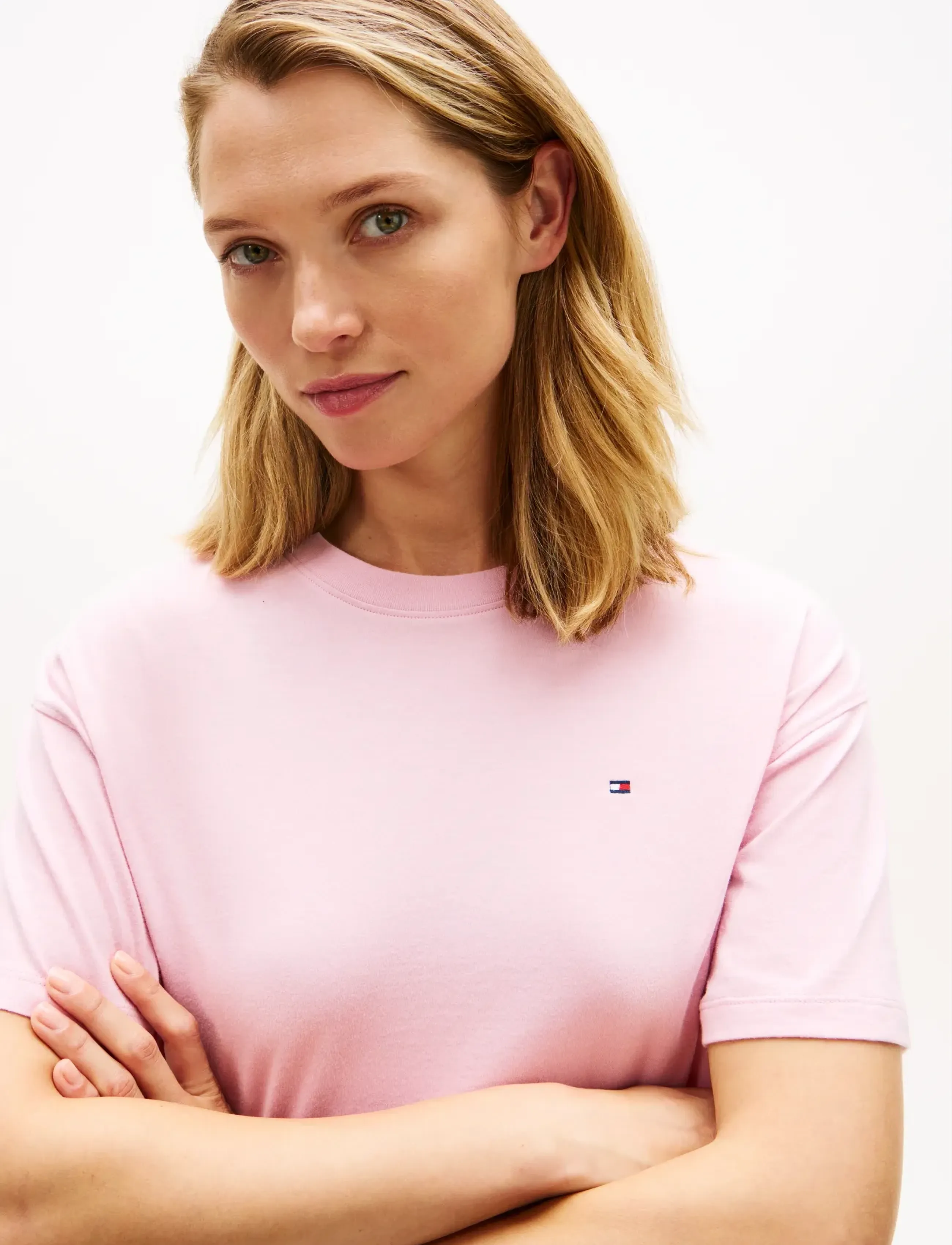 Tommy Hilfiger - SS PRT PJ SHORT SET (EXT. SIZES) - pyjama's - bonita pink   breton navy - 3