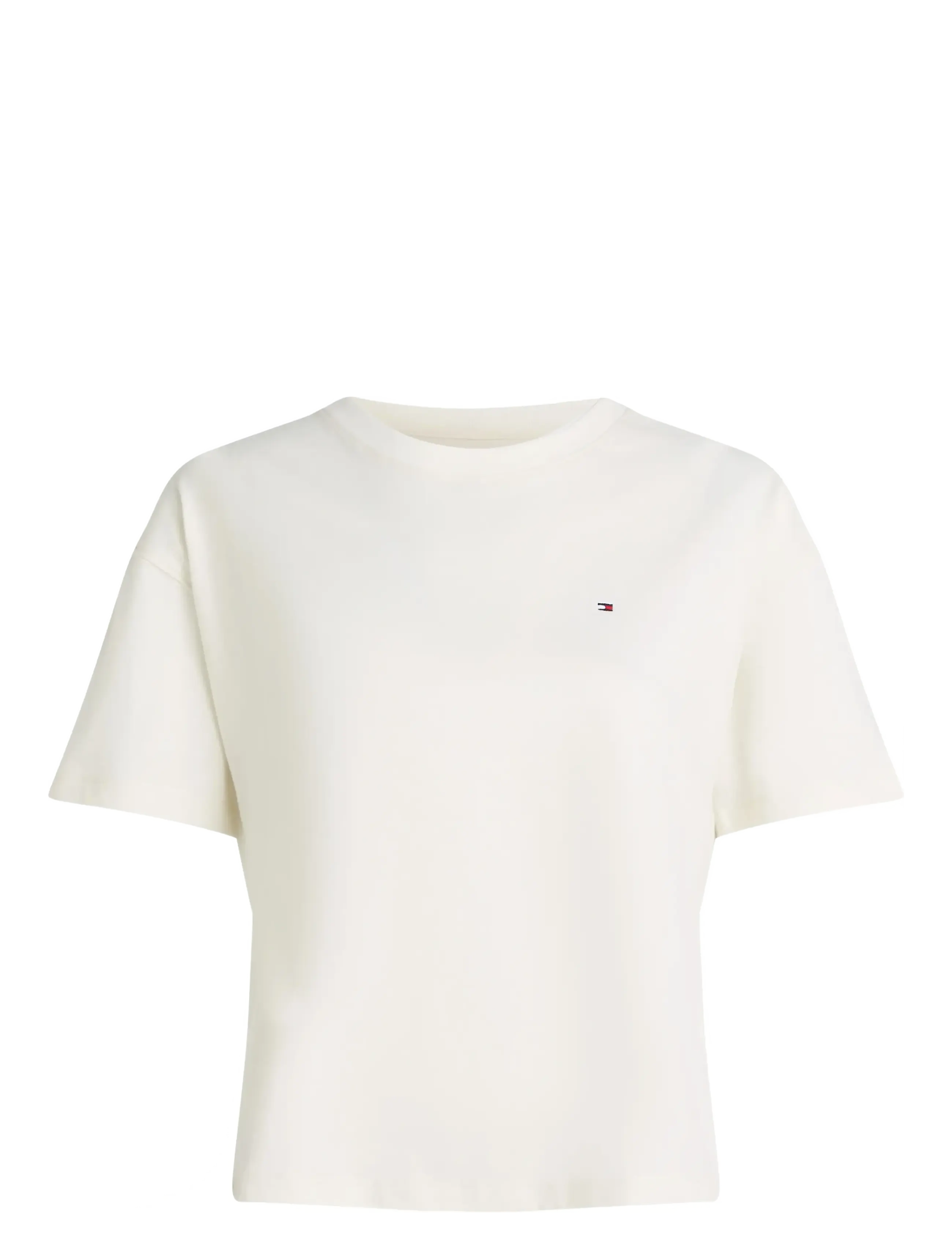 Tommy Hilfiger SS JERSEY T-SHIRT - Tommy Hilfiger - IVORY / cream