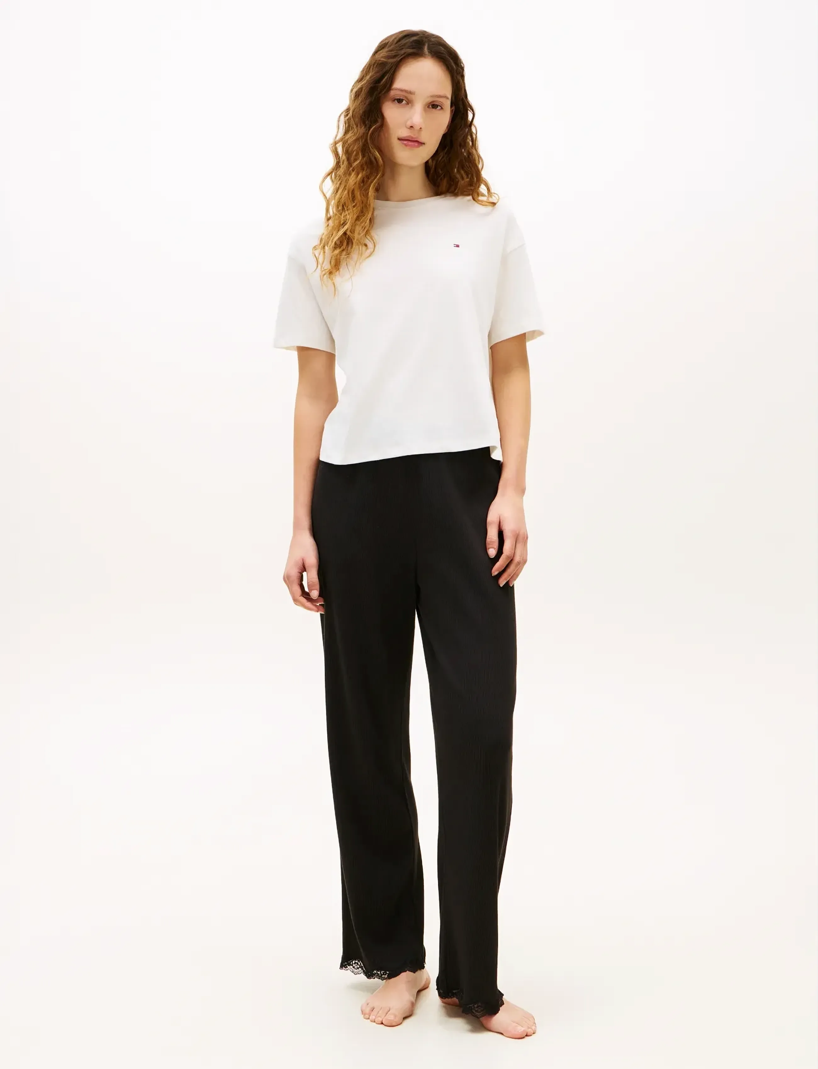 Tommy Hilfiger - SS JERSEY T-SHIRT - ivory - 4
