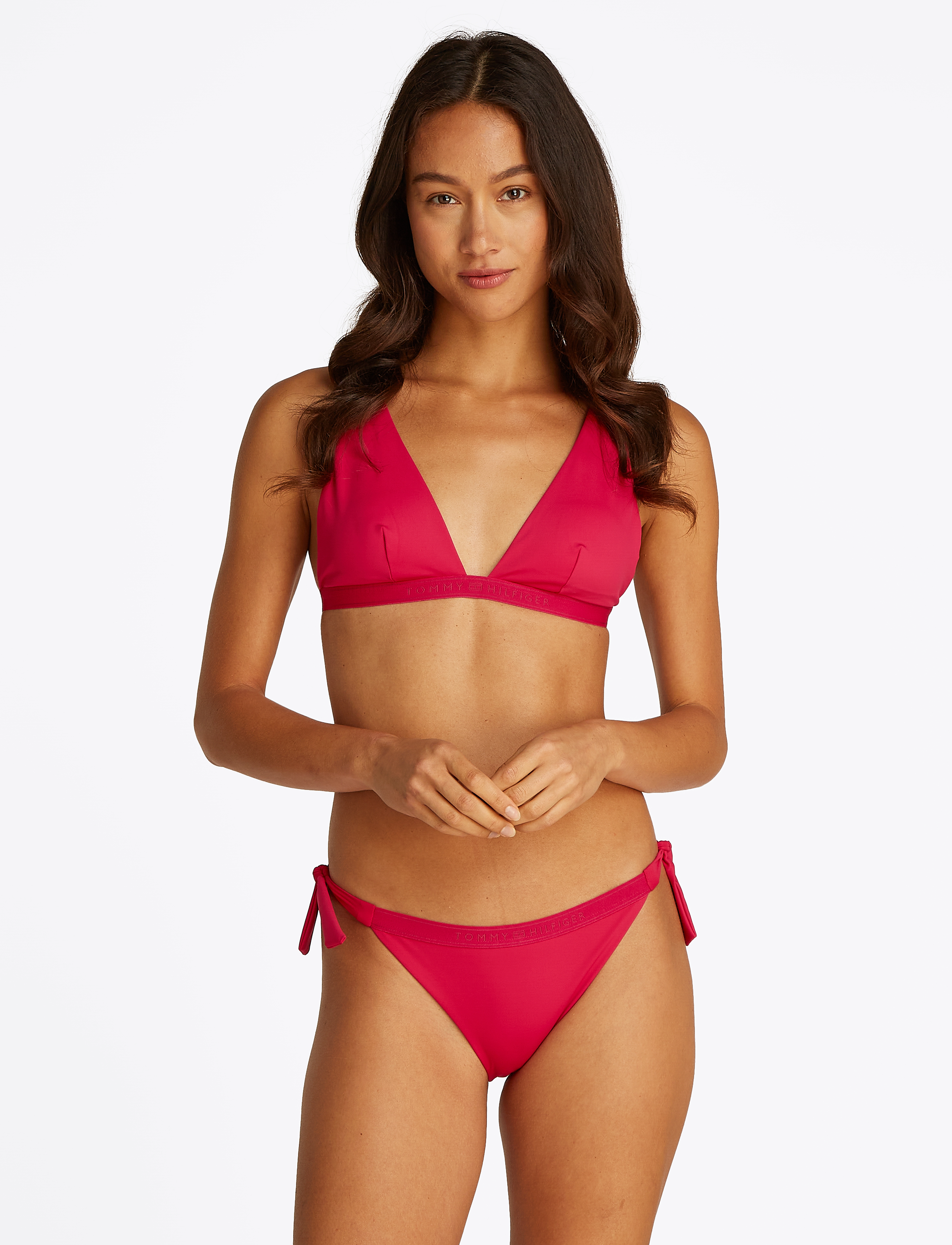 Tommy Hilfiger - PLUNGE RP - triangelformad bikinis - vivacious pink - 2
