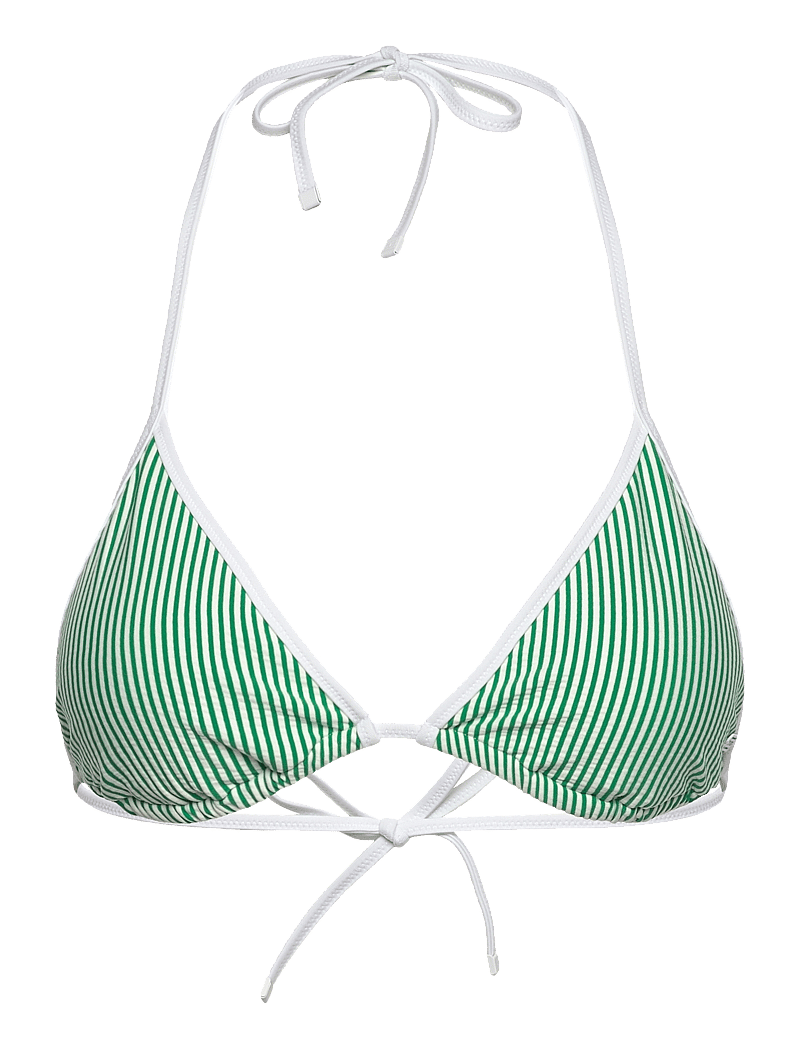 Tommy Hilfiger - TRIANGLE RP - triangelformad bikinis - seersucker radiant green/ white - 1