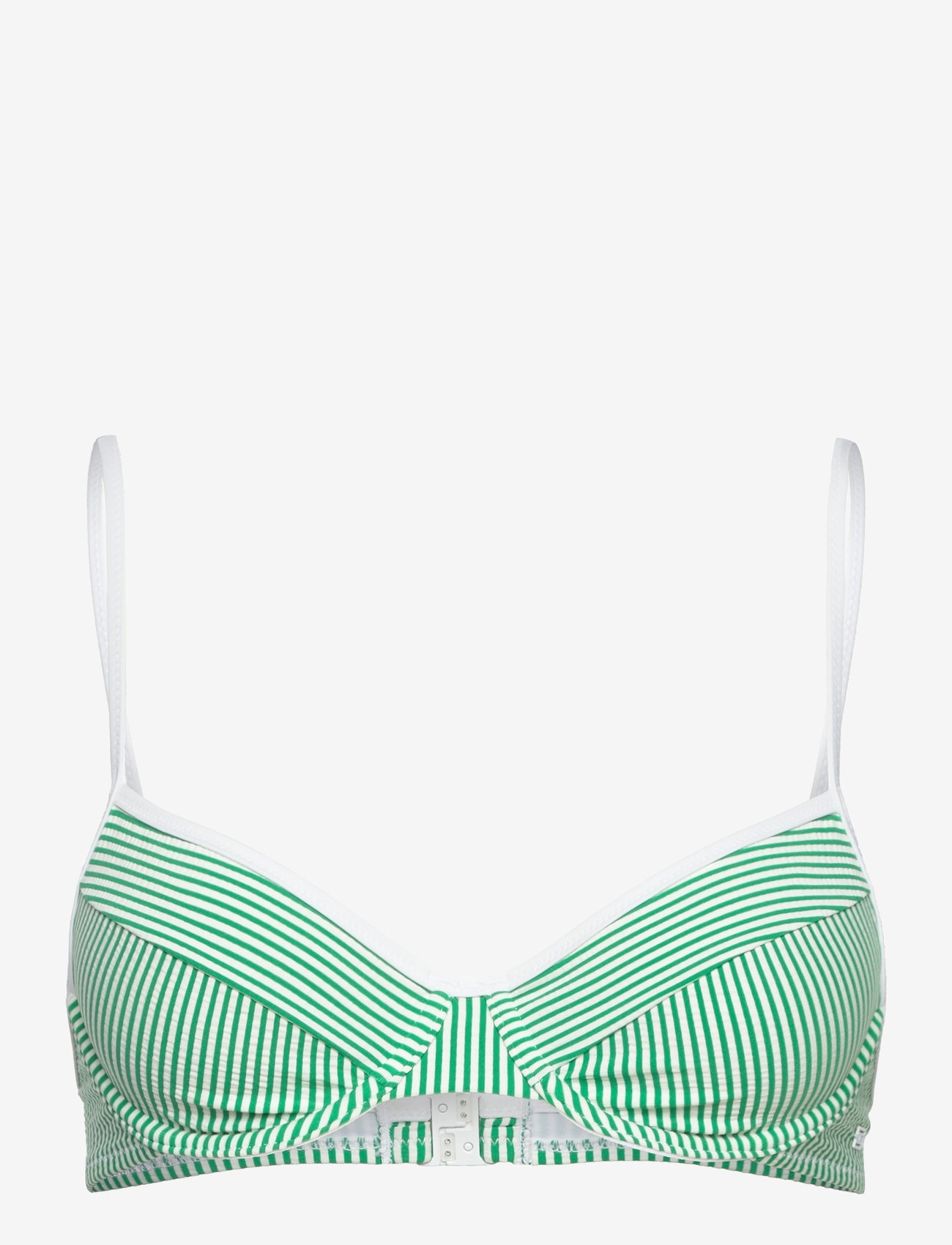 Tommy Hilfiger - UW DEMI - bikinitoppar med bygel - seersucker radiant green/ white - 1