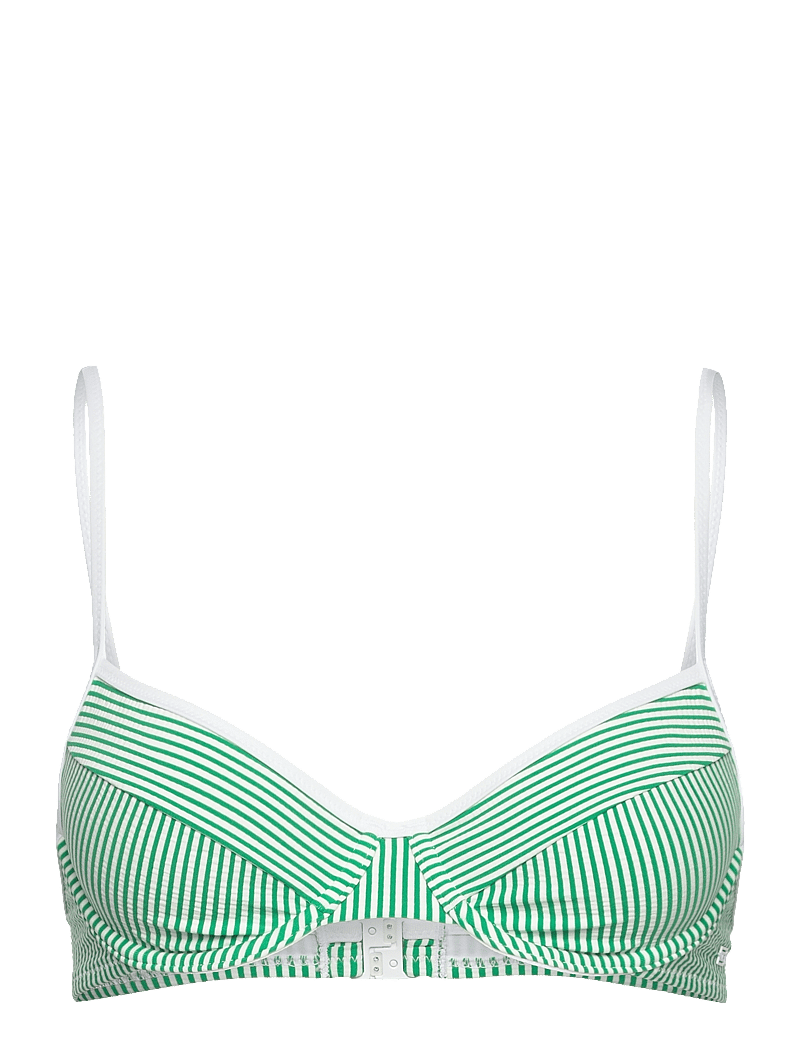 Tommy Hilfiger - UW DEMI - bikinitoppar med bygel - seersucker radiant green/ white - 1