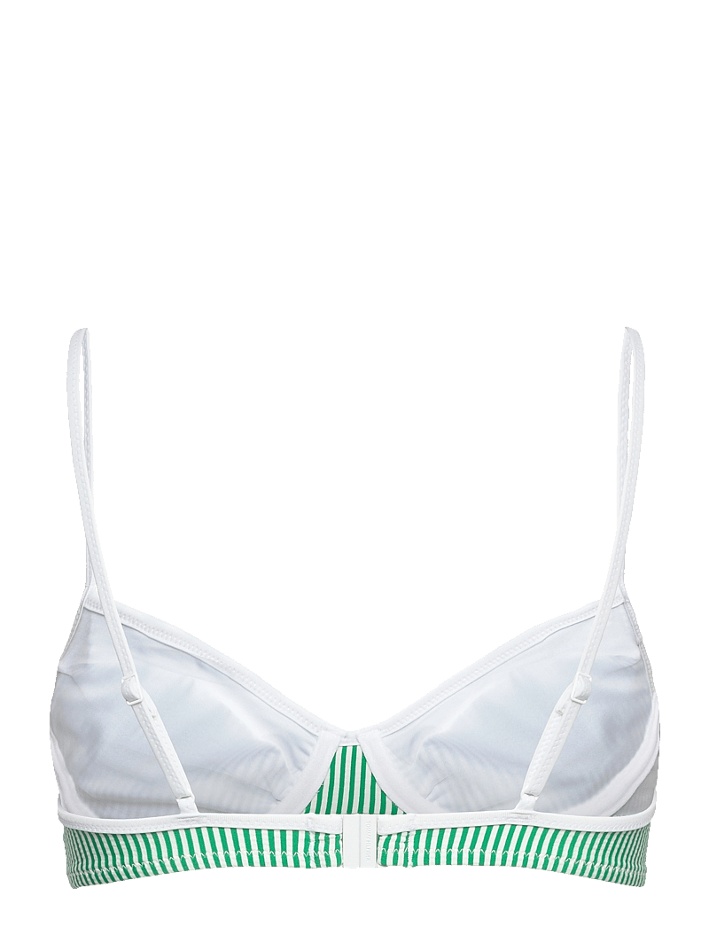 Tommy Hilfiger - UW DEMI - bikinitoppar med bygel - seersucker radiant green/ white - 2