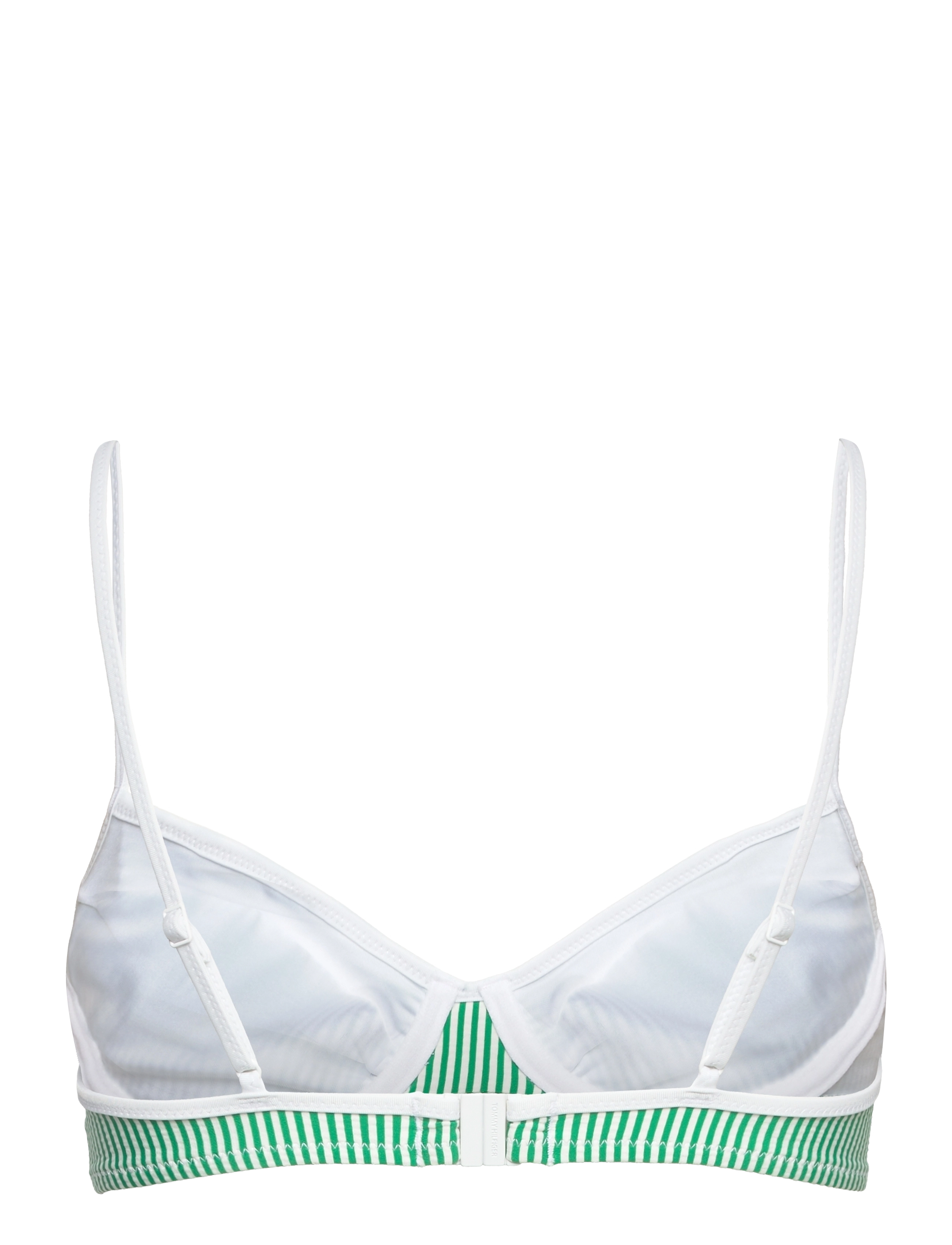 Tommy Hilfiger - UW DEMI - bikini-oberteile mit bügel - seersucker radiant green/ white - 2