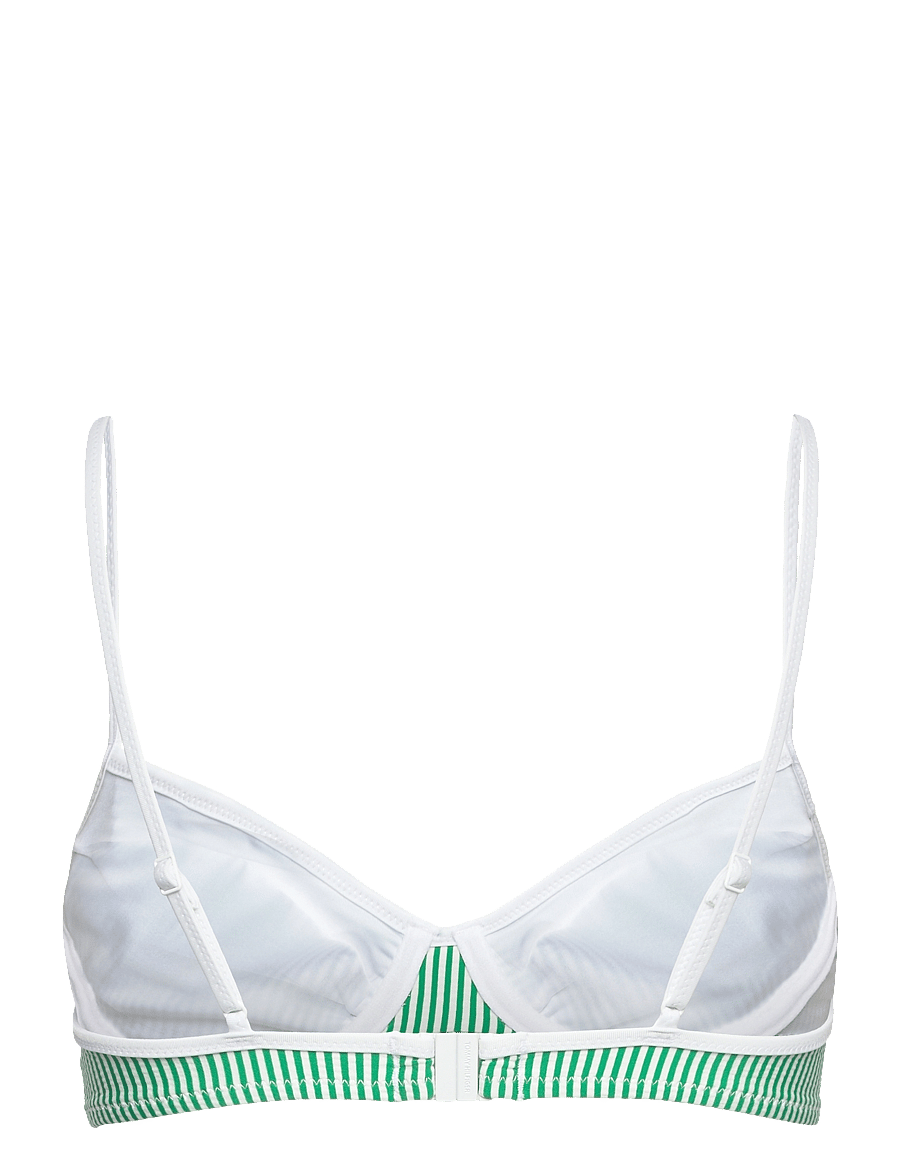 Tommy Hilfiger - UW DEMI - bikini-oberteile mit bügel - seersucker radiant green/ white - 2