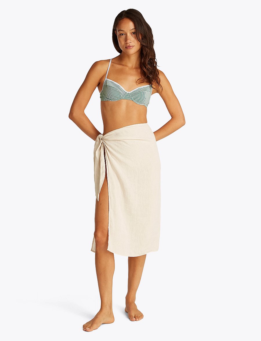 Tommy Hilfiger - UW DEMI - bikini-oberteile mit bügel - seersucker radiant green/ white - 4