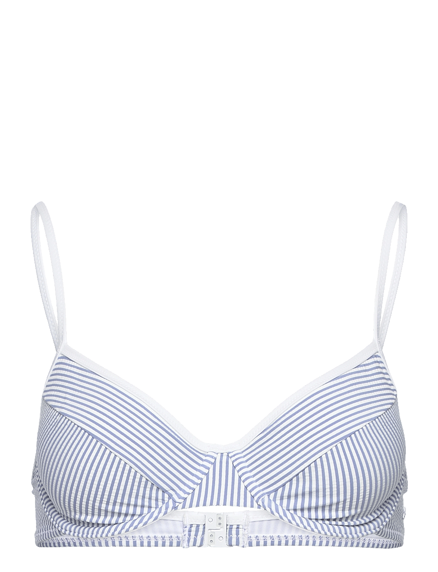 Tommy Hilfiger - UW DEMI - bikini-oberteile mit bügel - seersucker brisk blue/ white - 1