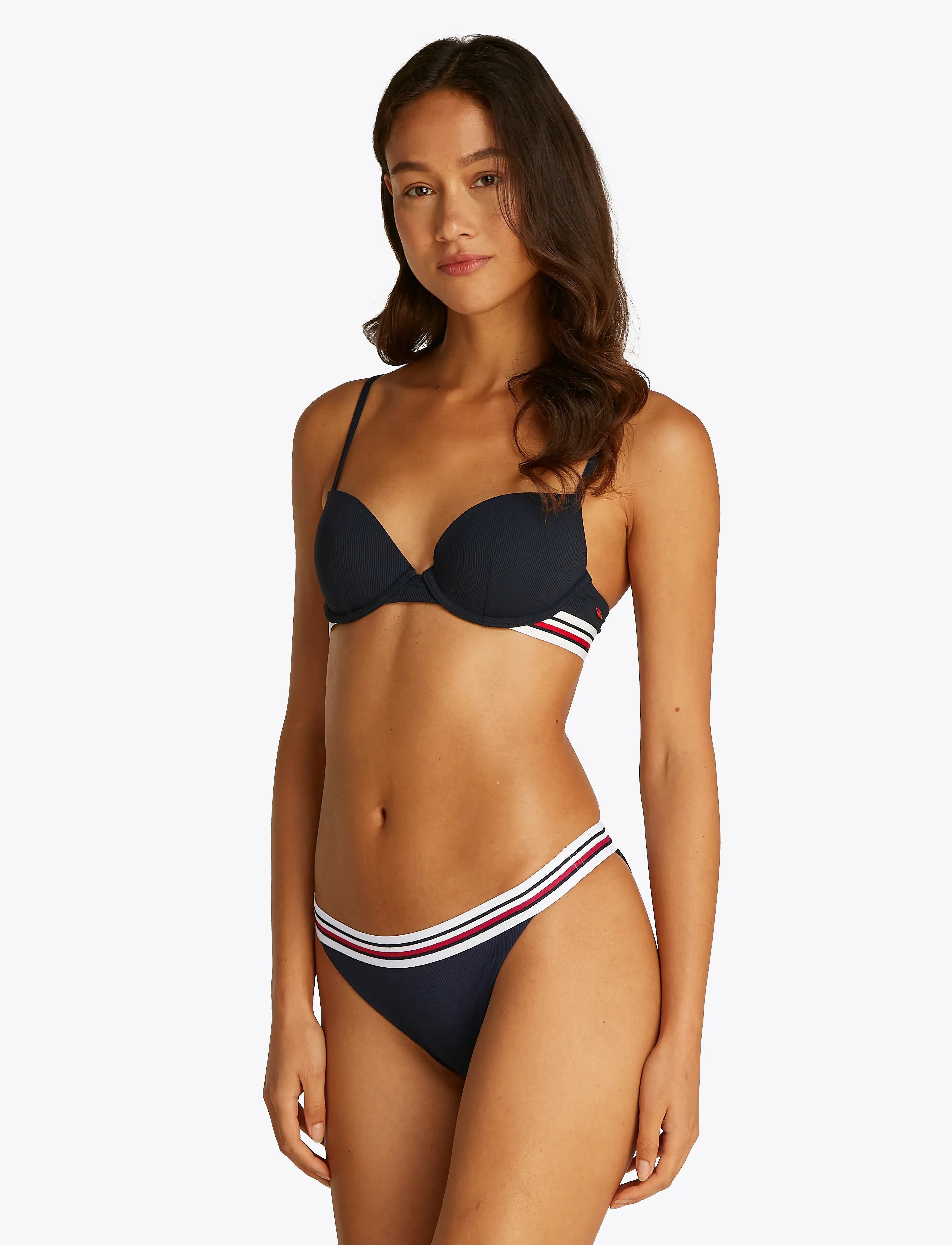 Tommy Hilfiger Cheeky Bikini, Kvinder, Cheeky Bikinibukser, Navy, Str: M