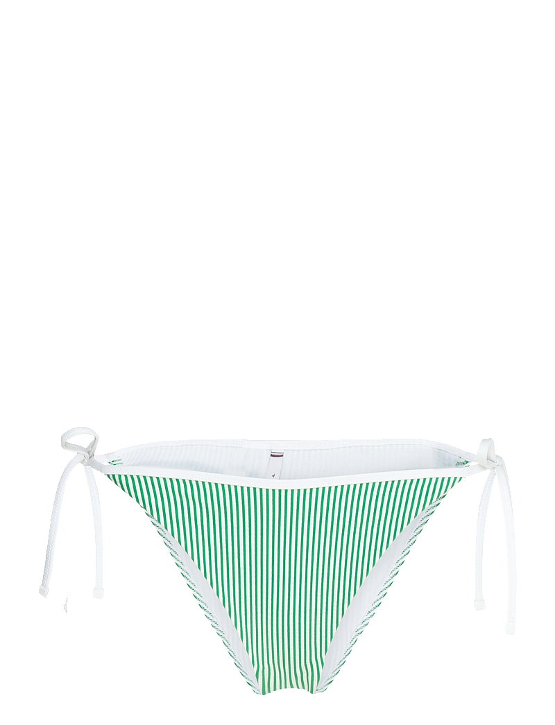 Tommy Hilfiger - STRING SIDE TIE BIKINI - side tie bikinitrosor - seersucker radiant green/ white - 1