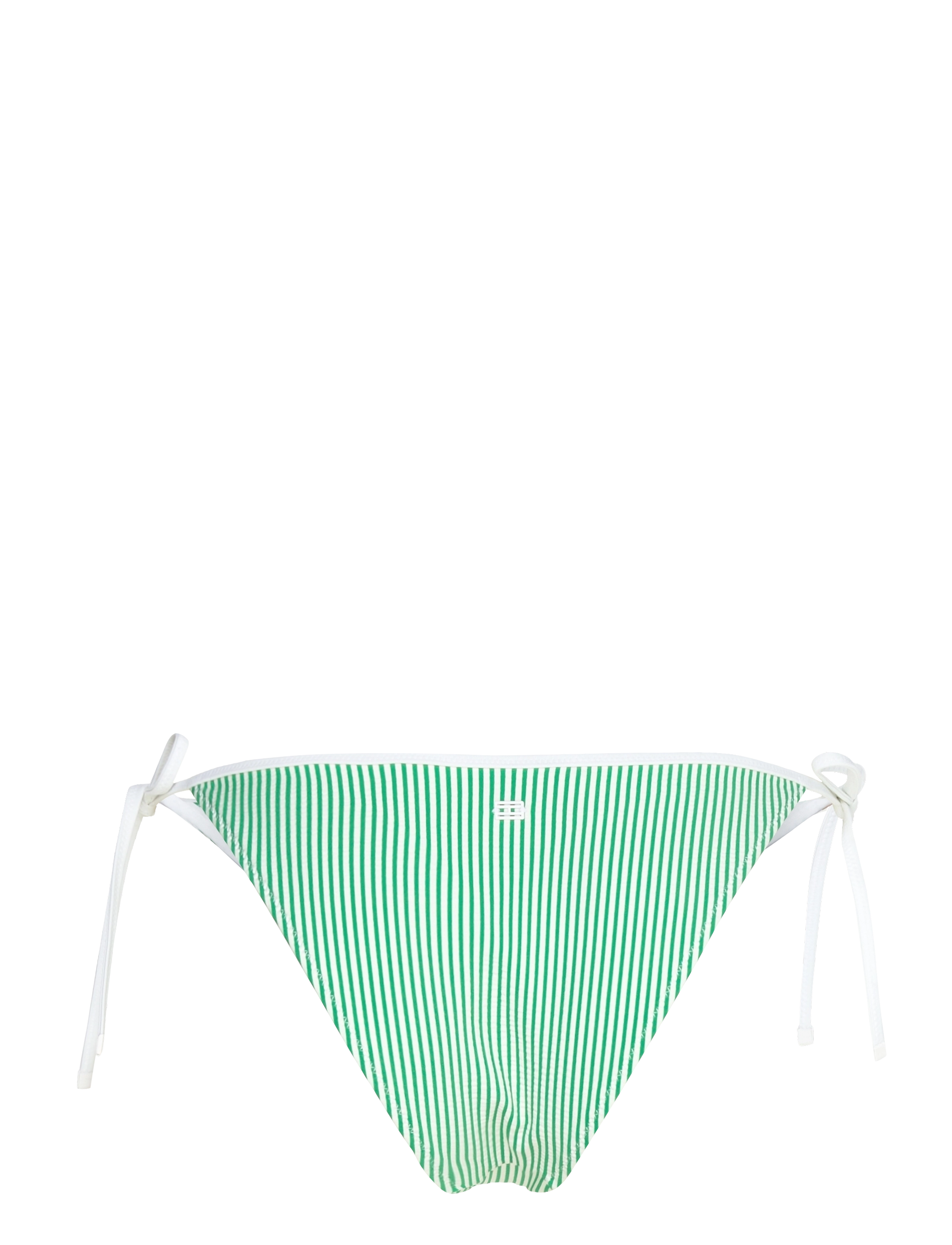 Tommy Hilfiger - STRING SIDE TIE BIKINI - bikinis mit seitenbändern - seersucker radiant green/ white - 2