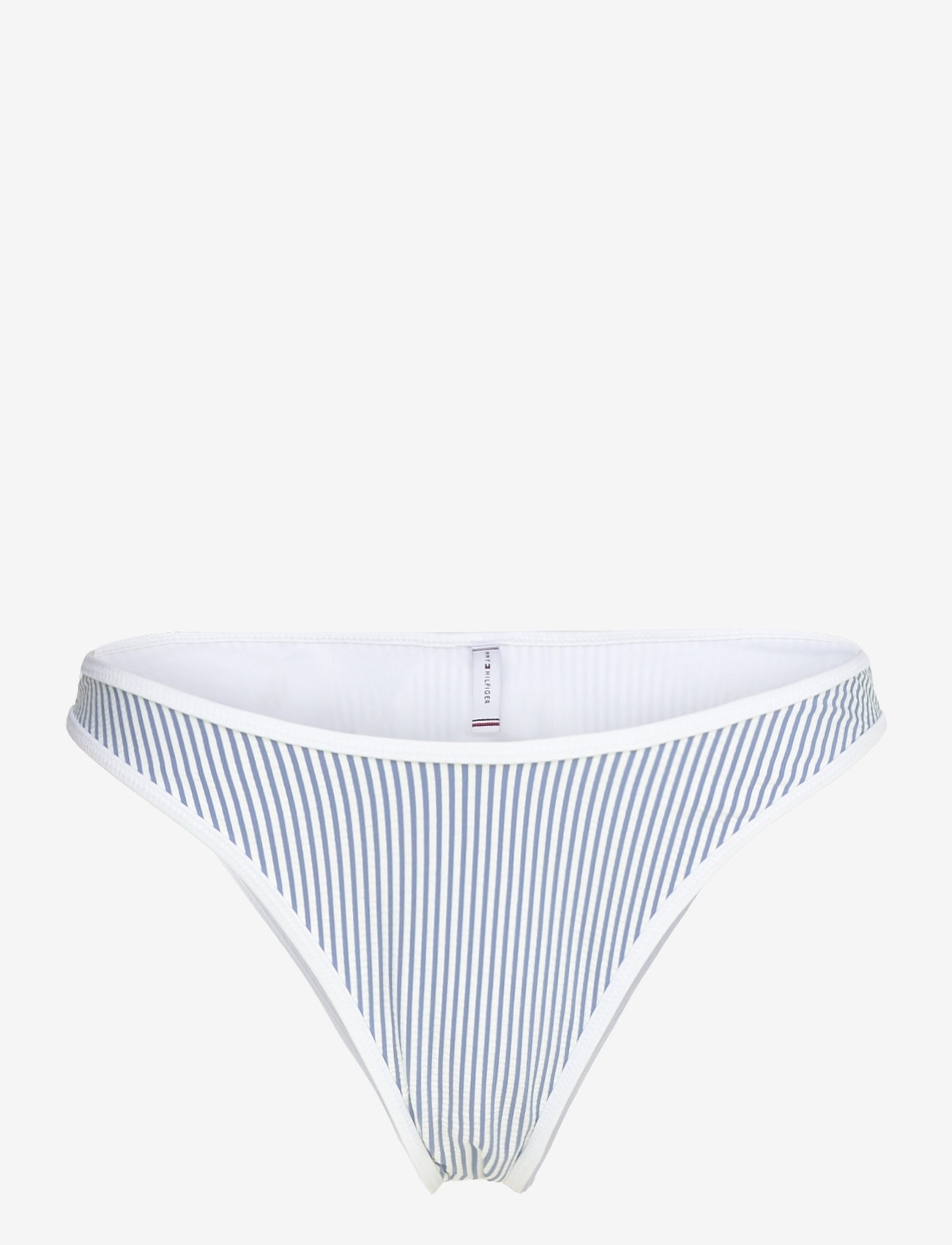 Tommy Hilfiger - HIGH LEG CHEEKY - brazilian bikinis - seersucker brisk blue/ white - 1