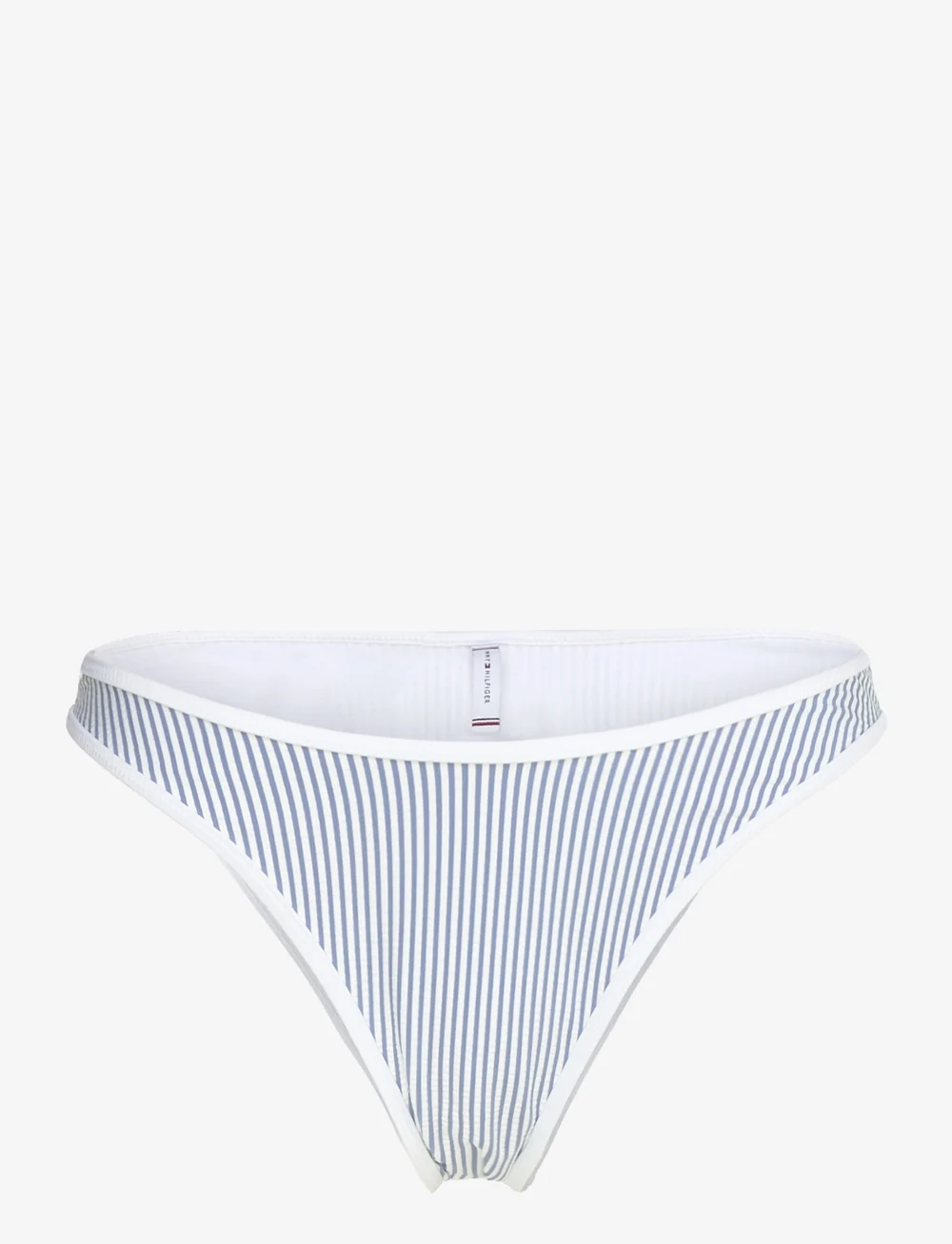 Tommy Hilfiger - HIGH LEG CHEEKY - bikini-slips - seersucker brisk blue/ white - 1