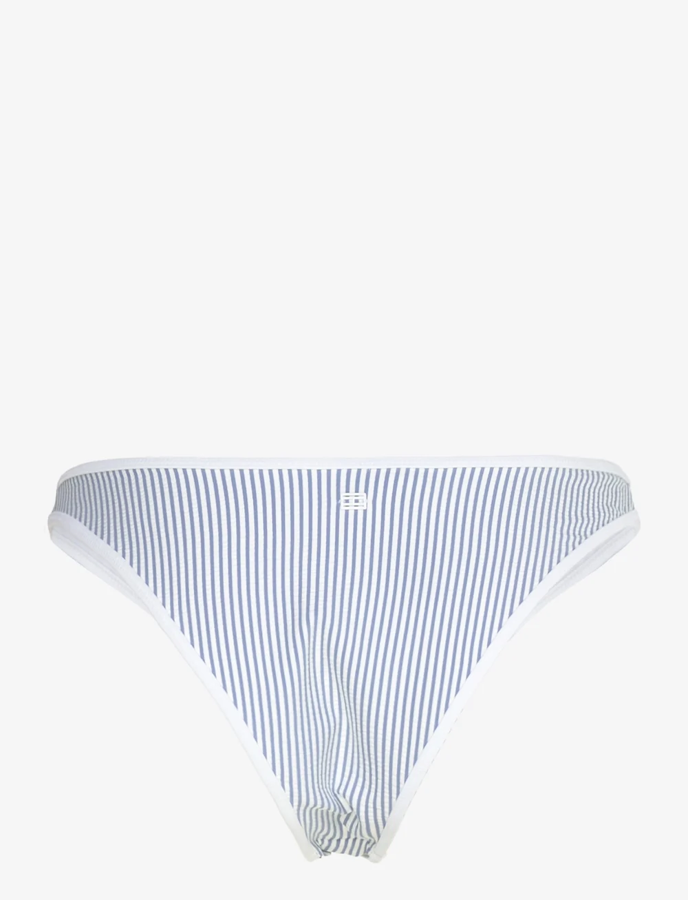 Tommy Hilfiger - HIGH LEG CHEEKY - bikini-slips - seersucker brisk blue/ white - 2