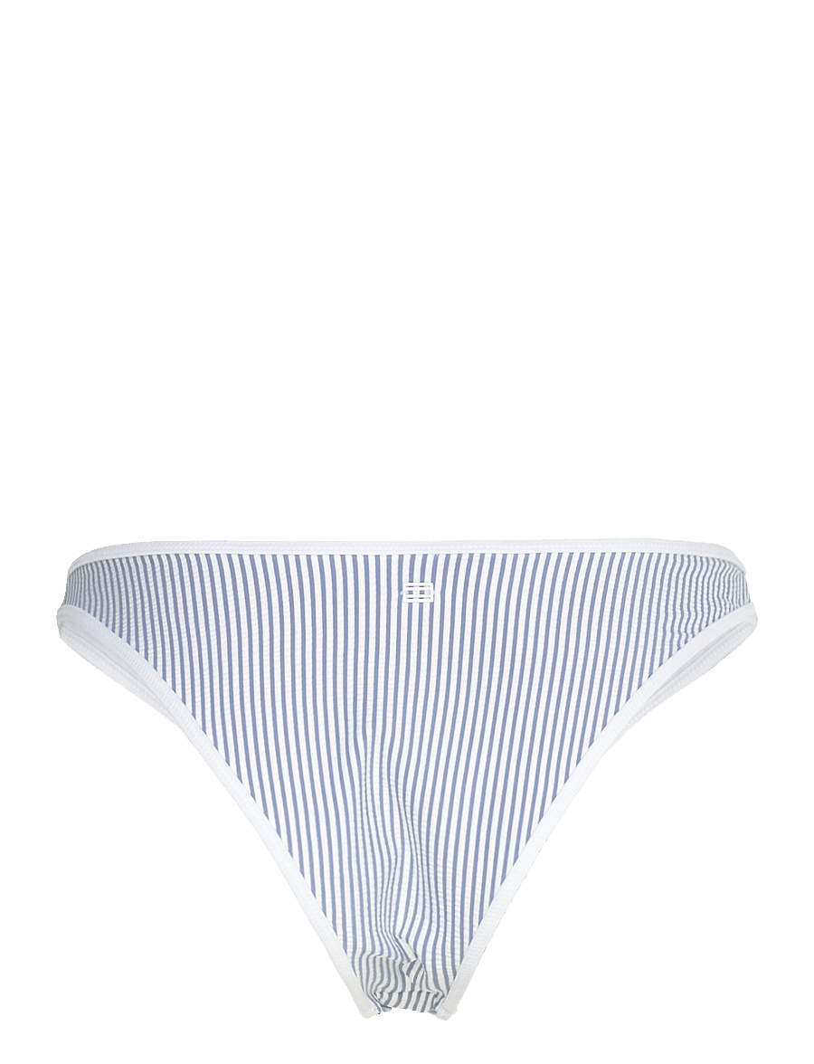 Tommy Hilfiger - HIGH LEG CHEEKY - brazilian bikinis - seersucker brisk blue/ white - 2