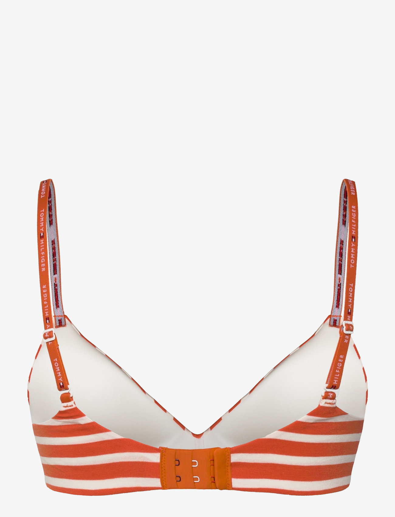 Tommy Hilfiger - LIGHTLY LINED TRIANGLE PRT - push up bras - breton small brilliant orange - 2