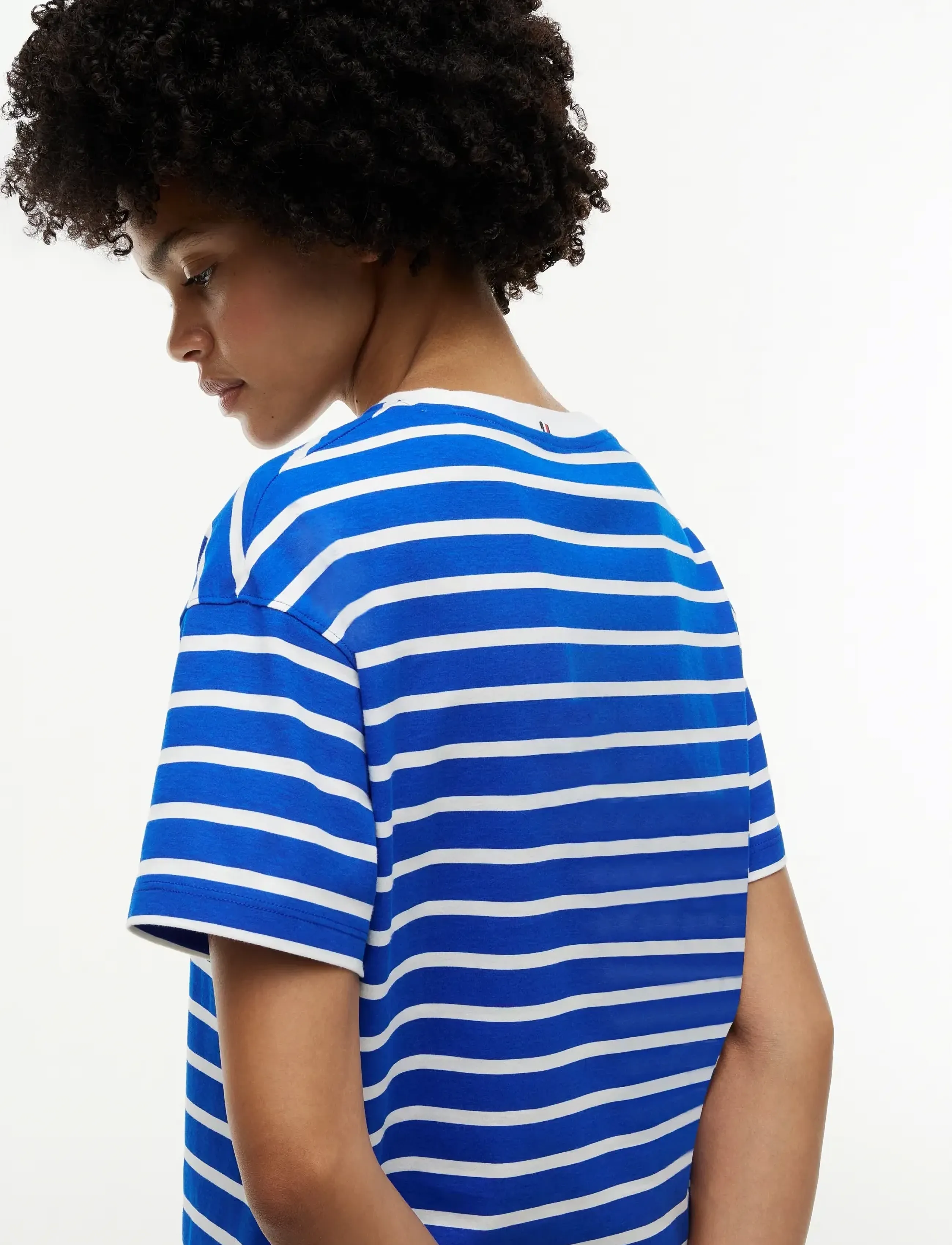 Tommy Hilfiger - STRIPE SS T-SHIRT DRESS - chemises de nuit - blue orbit breton stripe - 3
