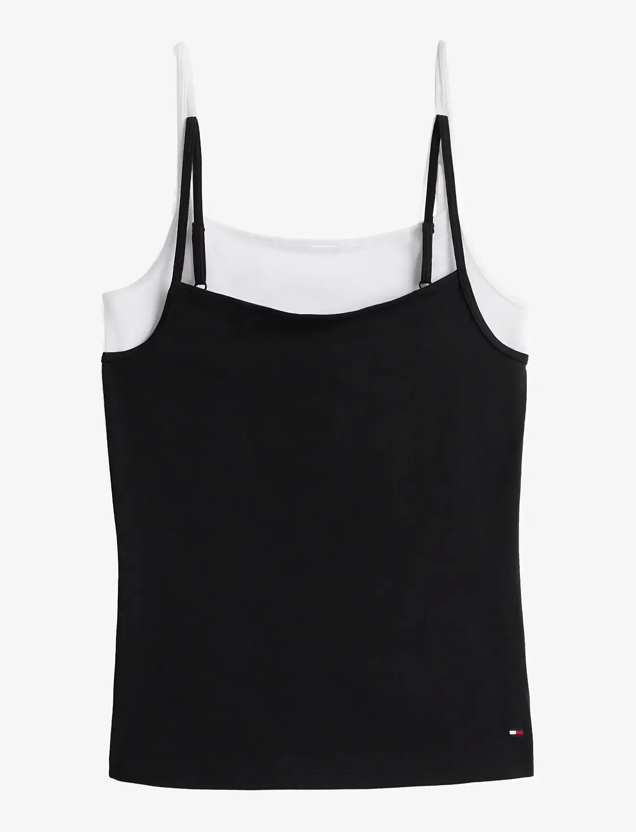 Tommy Hilfiger - 2 PACK CAMI - oberteile - white  black - 1