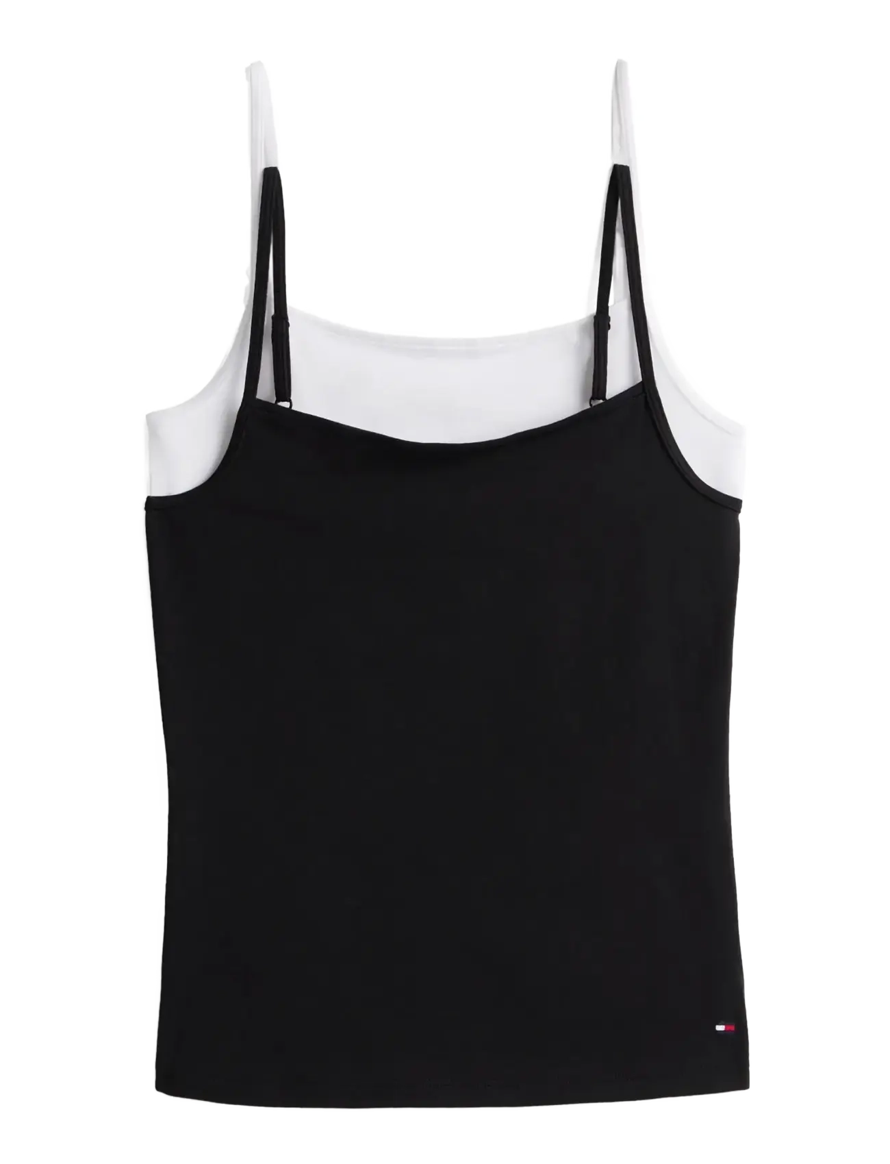 Tommy Hilfiger 2 PACK CAMI - Underkläder - WHITE  BLACK / black