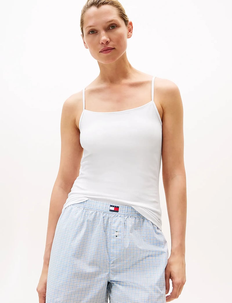 Tommy Hilfiger - 2 PACK CAMI - oberteile - white black - 2