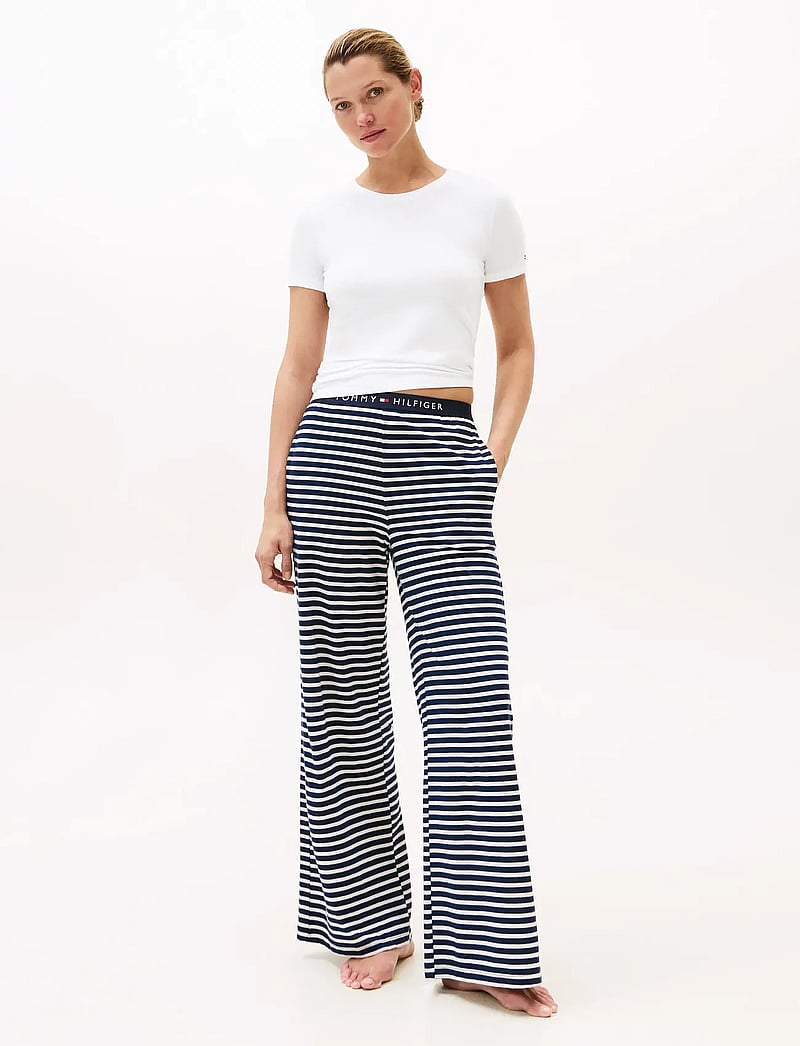 Tommy Hilfiger - 2 PACK SS T-SHIRT - t-shirts - white/ black - 0