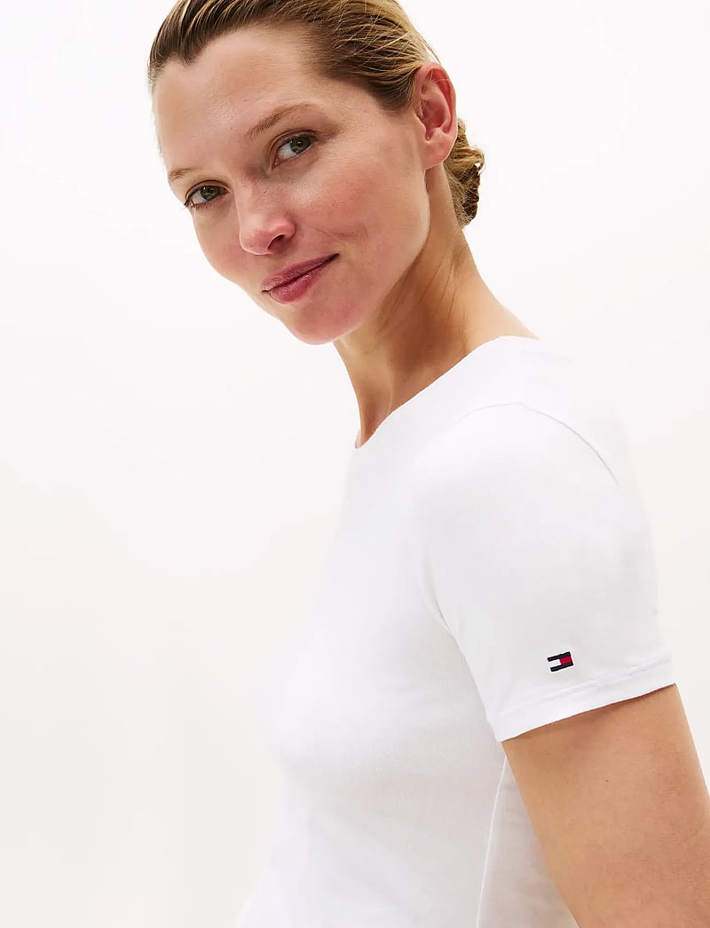 Tommy Hilfiger - 2 PACK SS T-SHIRT - t-shirts - white/ black - 3