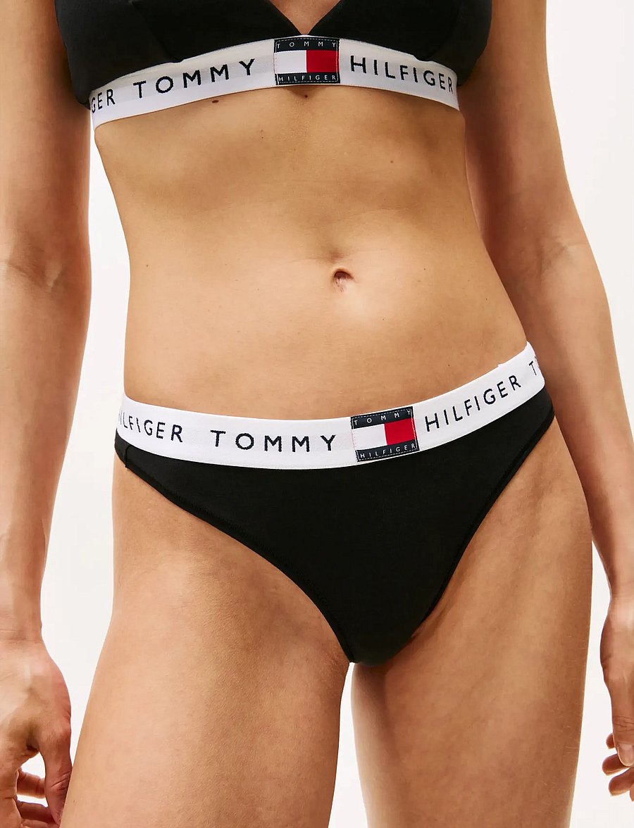 Tommy Hilfiger - CLASSIC THONG - tangas - black - 4
