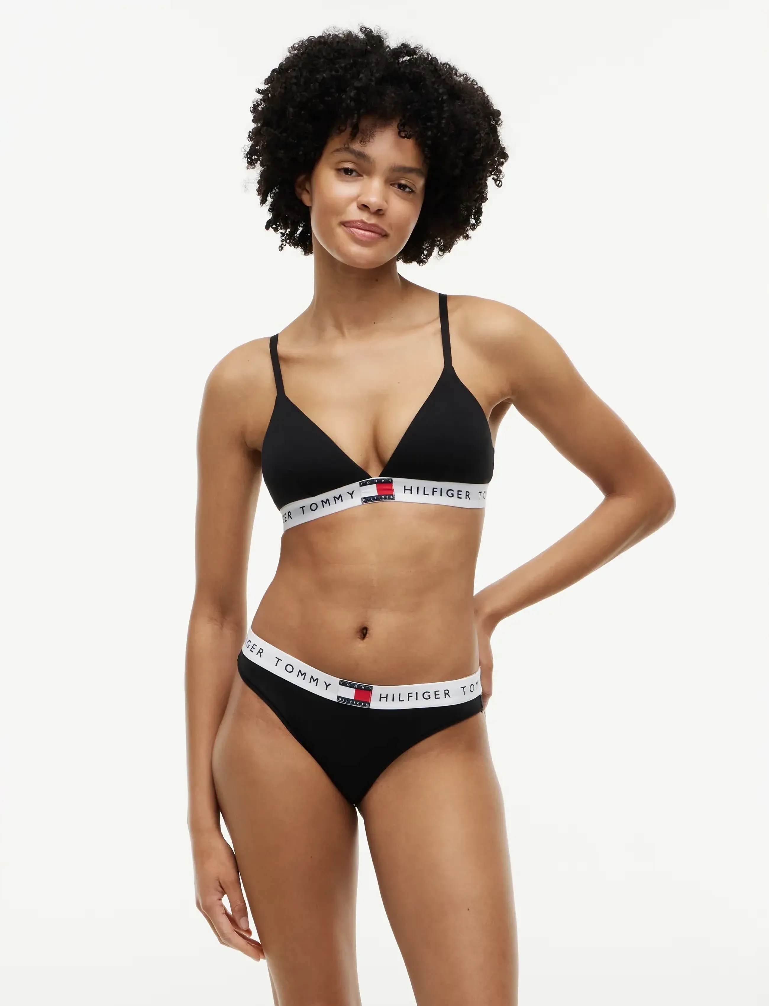Tommy Hilfiger - RP TRIANGLE - bh'er uden bøjle - black - 0