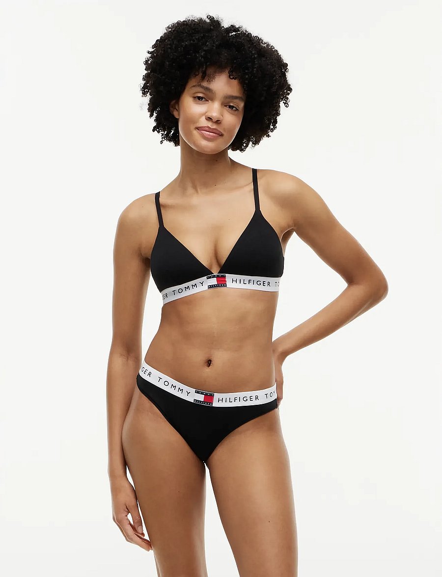 Tommy Hilfiger - RP TRIANGLE - bh'er uden bøjle - black - 0