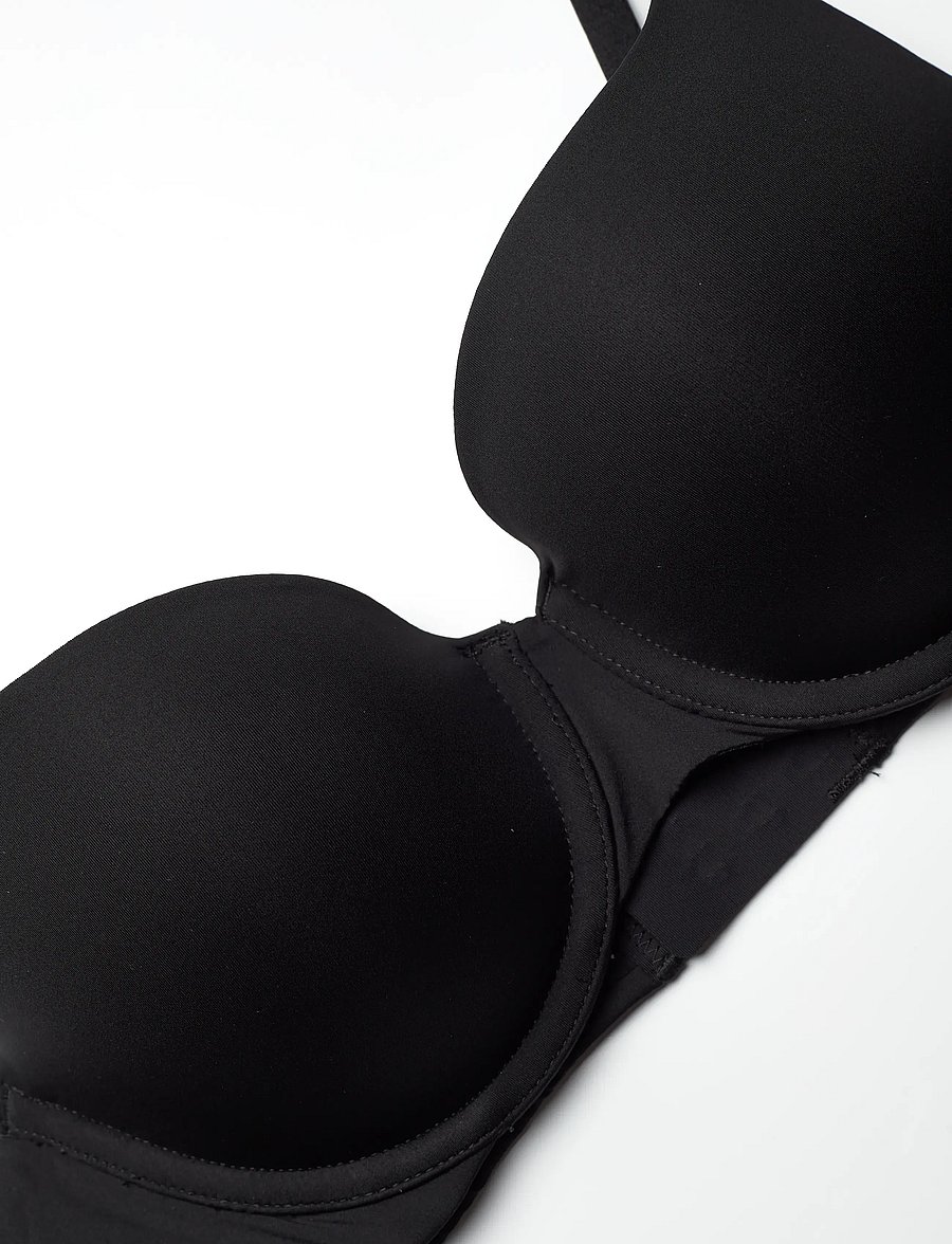 Tommy Hilfiger - DEMI BRA - push up -rintaliivit - black - 4