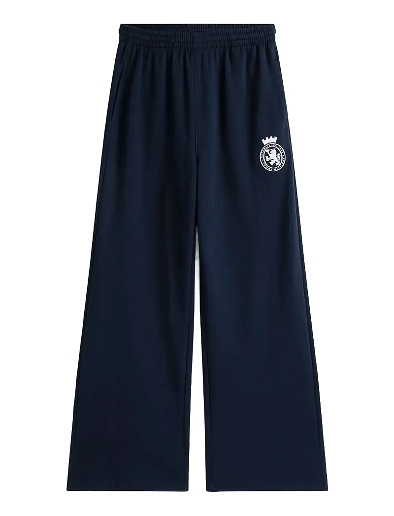 Tommy Hilfiger - WIDE LEG PANTS - natbukser - dark night navy - 1