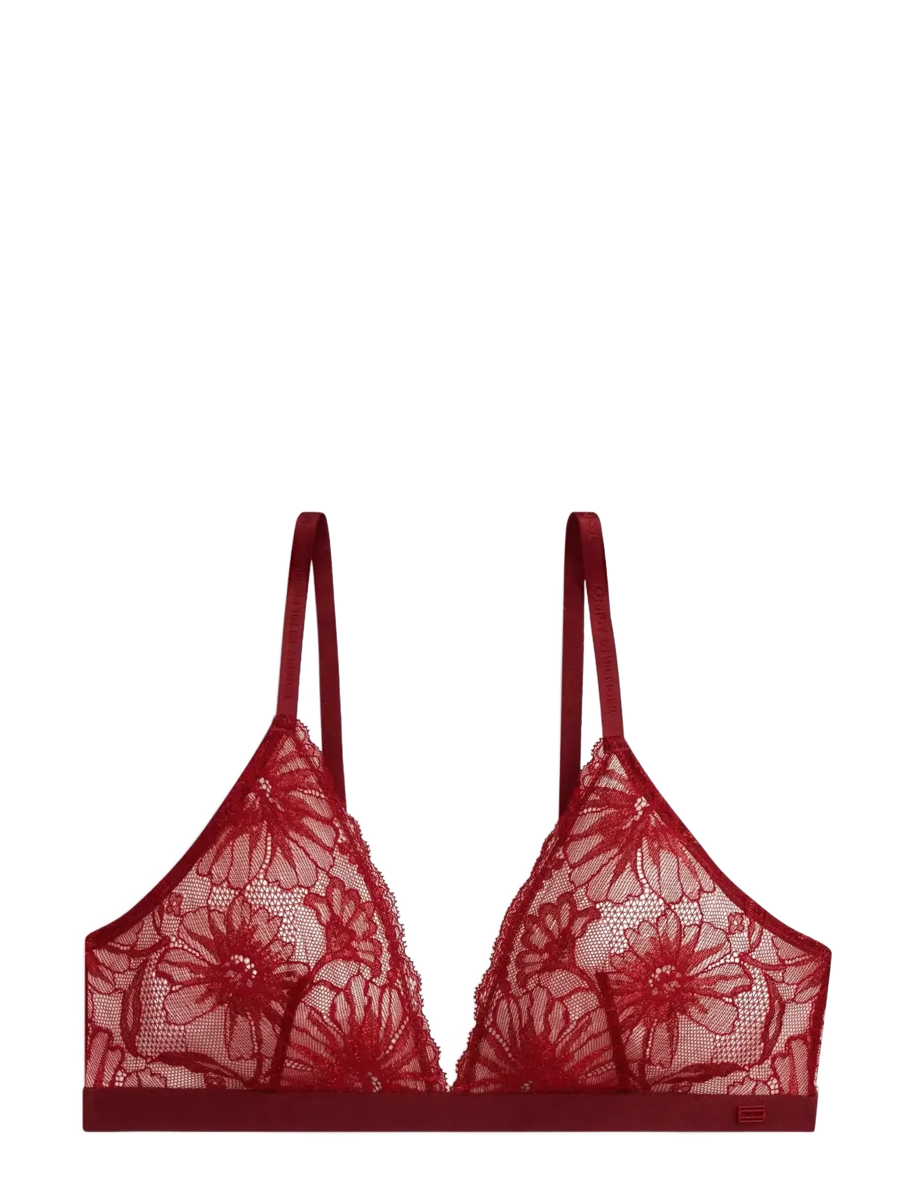 Tommy Hilfiger LUREX TRIANGLE - BHs - ROUGE / red