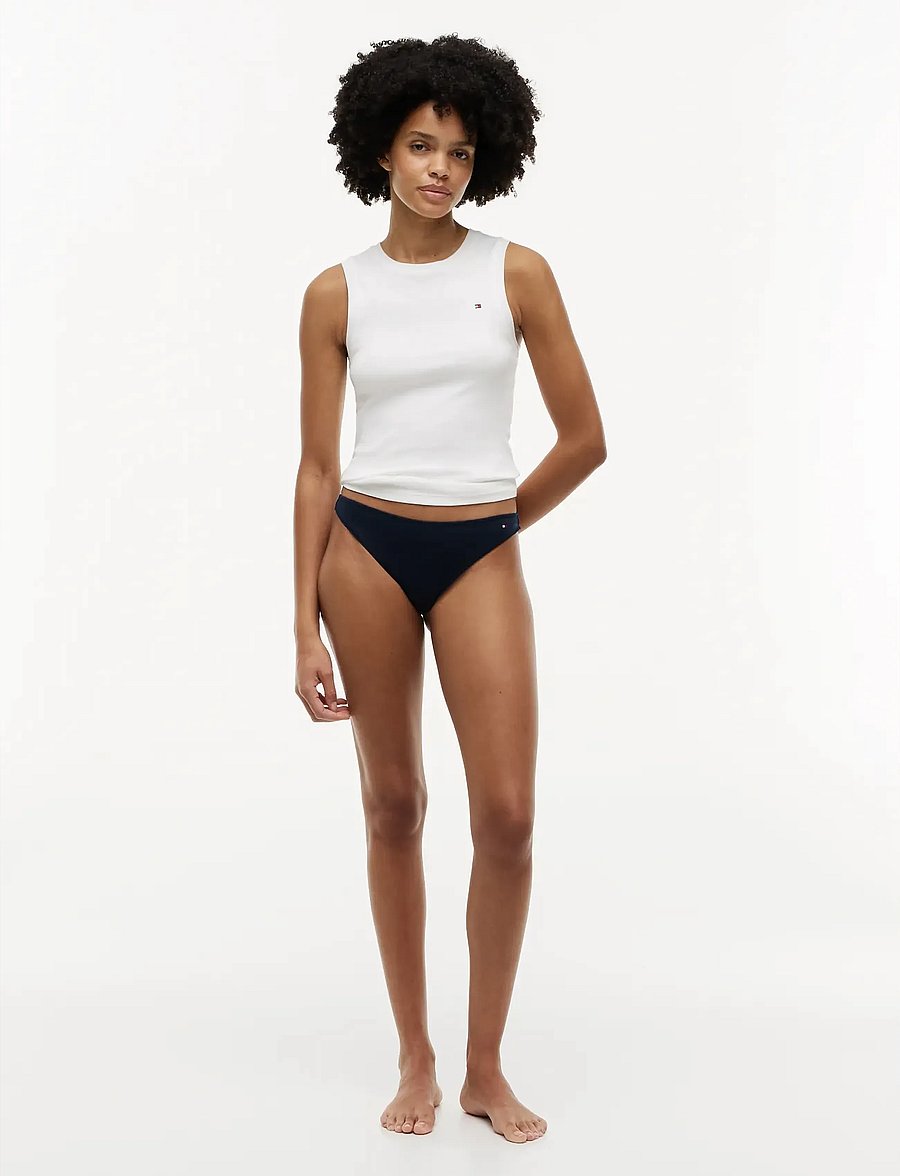 Tommy Hilfiger - 3 PACK DIPPED THONG - stringid - fire red wh nvy - 2