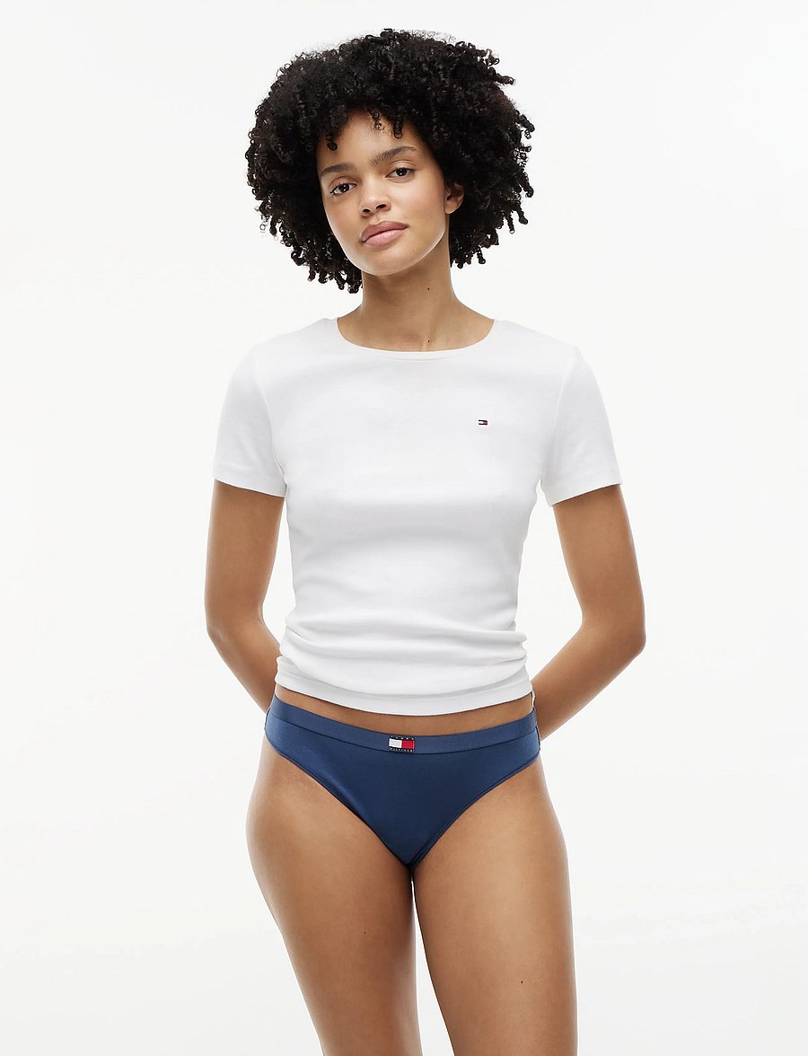 Tommy Hilfiger - 3 PACK THONG - stringtrosor - v pink l p blue a sea - 4
