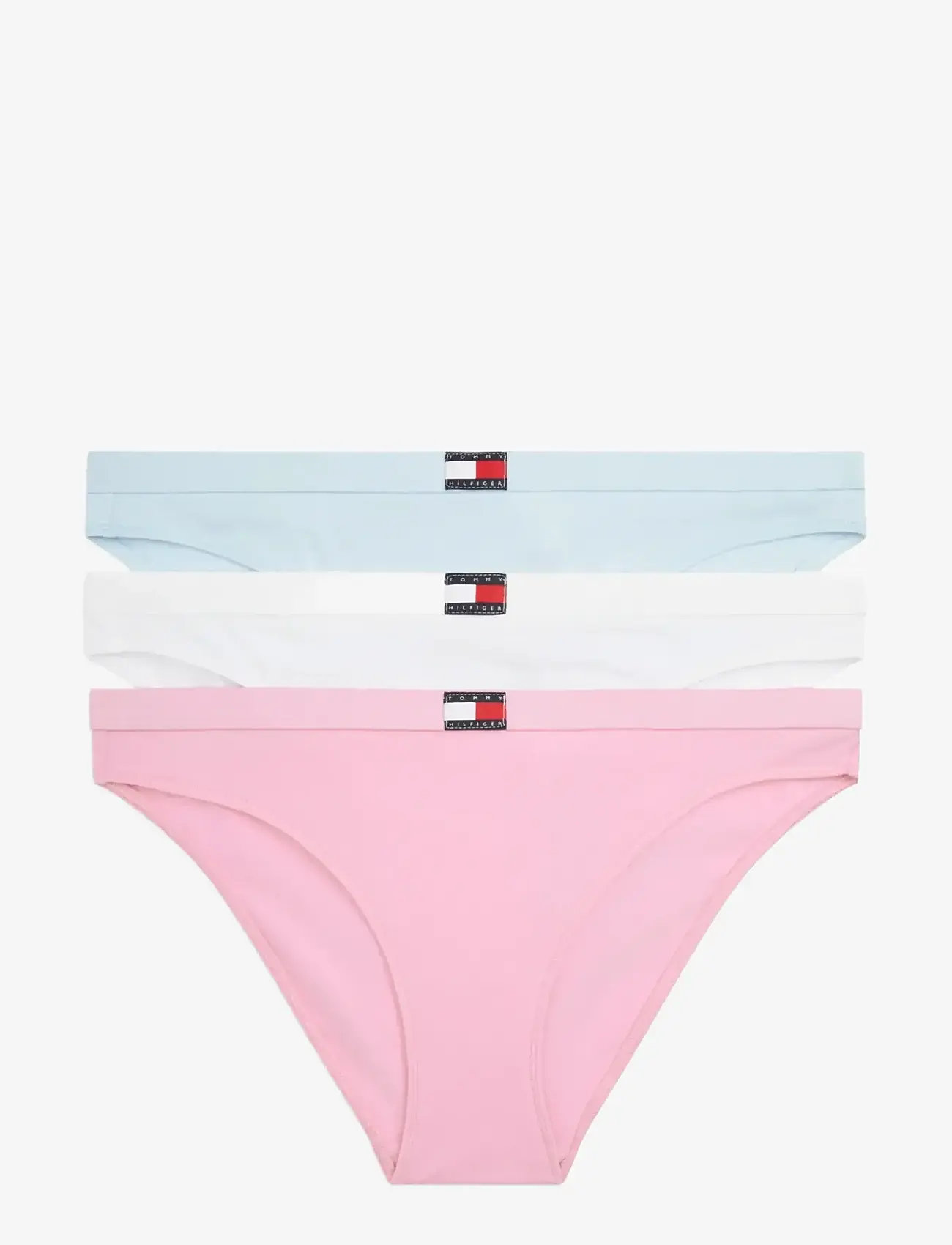 Tommy Hilfiger - 3 PACK BIKINI (EXT.SIZES) - briefs - classic pink keepsake blue white - 1