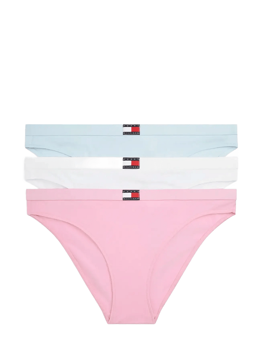 Tommy Hilfiger - 3 PACK BIKINI - slips - classic pink keepsake blue white - 1