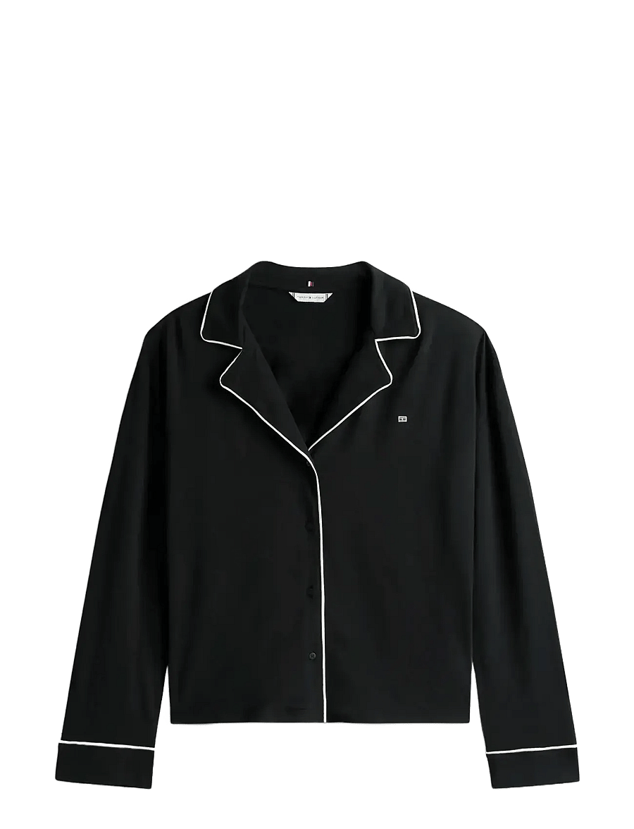 Tommy Hilfiger - LS SHIRT PANTS SET - pyjamas - black - 1