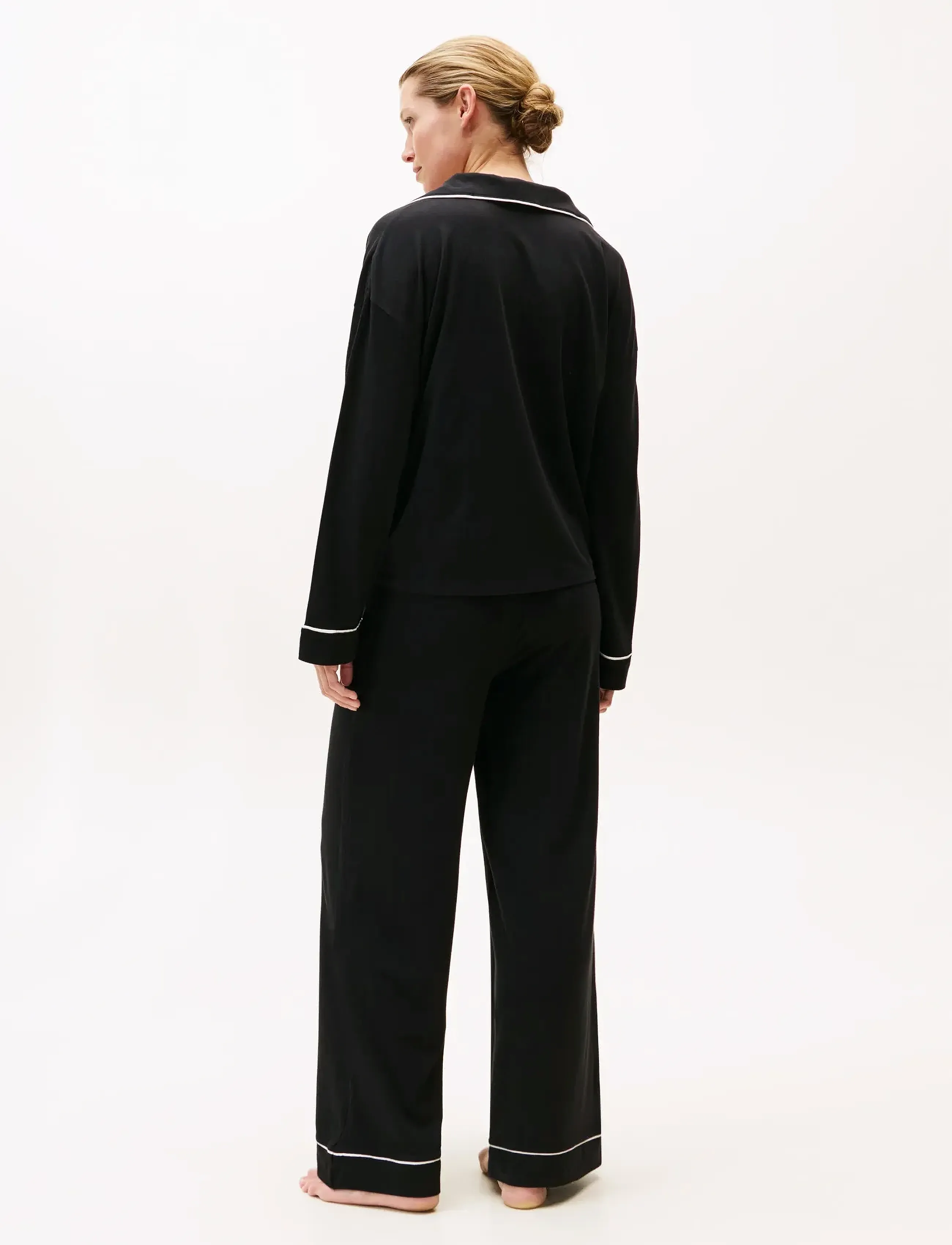 Tommy Hilfiger - LS SHIRT PANTS SET - pyjamas - black - 5