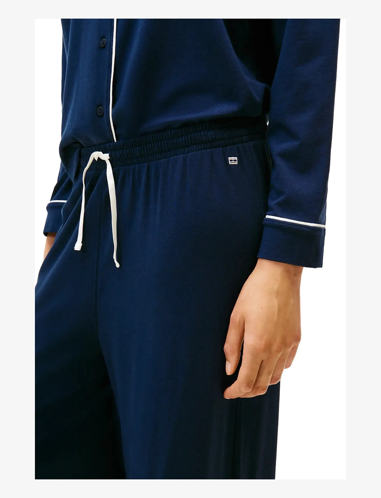 Tommy Hilfiger - LS SHIRT PANTS SET - pyjamas - dark night navy - 3