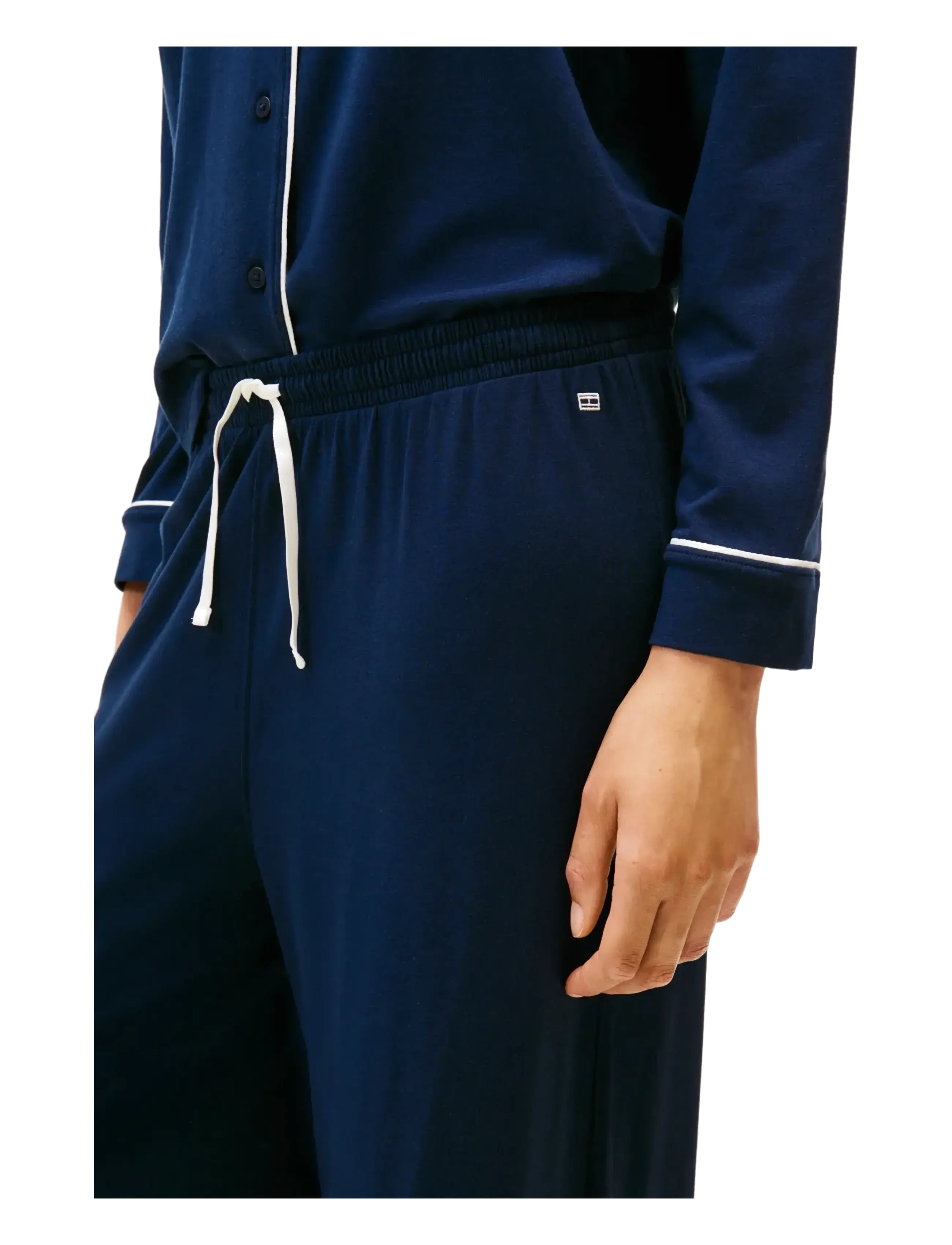 Tommy Hilfiger - LS SHIRT PANTS SET - pyjamas - dark night navy - 3