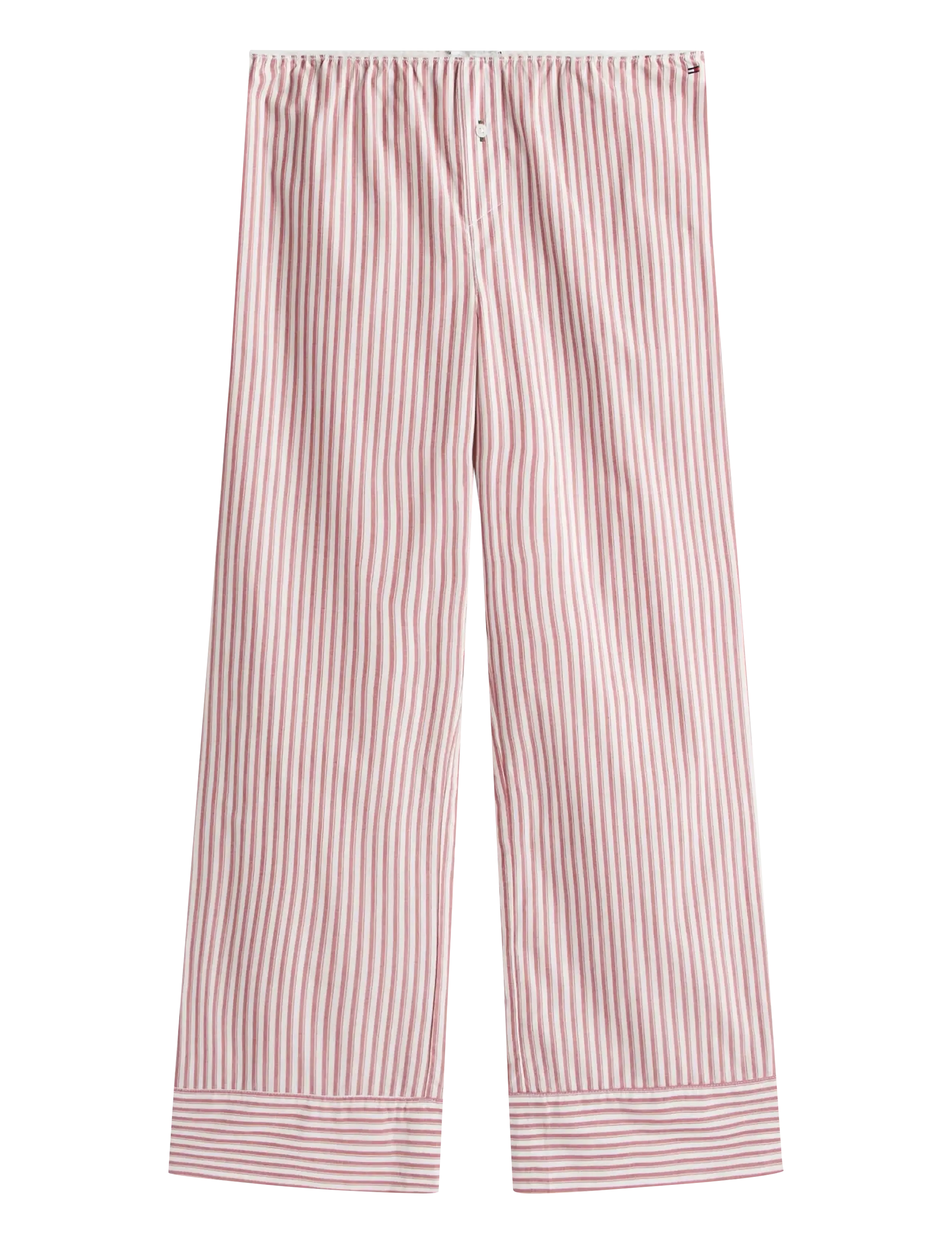 Tommy Hilfiger - LS TEE POINTELLE POPLIN PJ SET - pidžaamad - ecru pointelle/ blazer stp prim red - 3